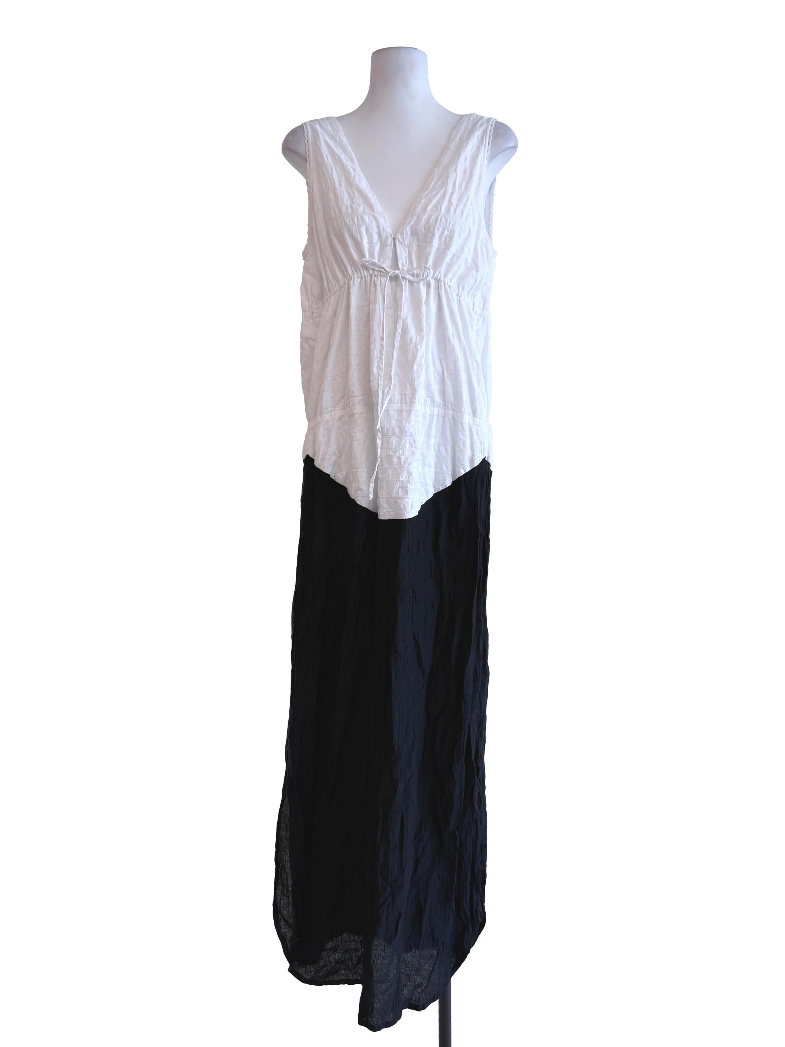 Black & White Straight Casual Dress