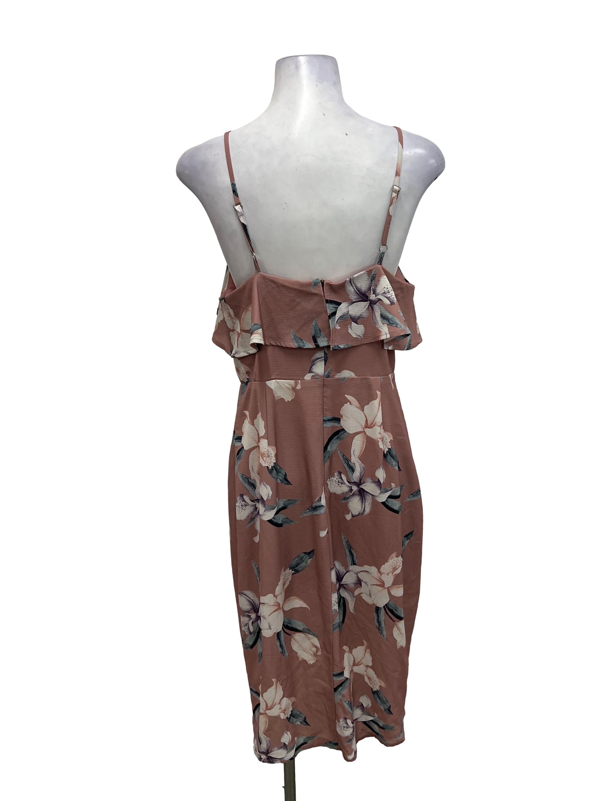 Mauve Floral Cami Dress