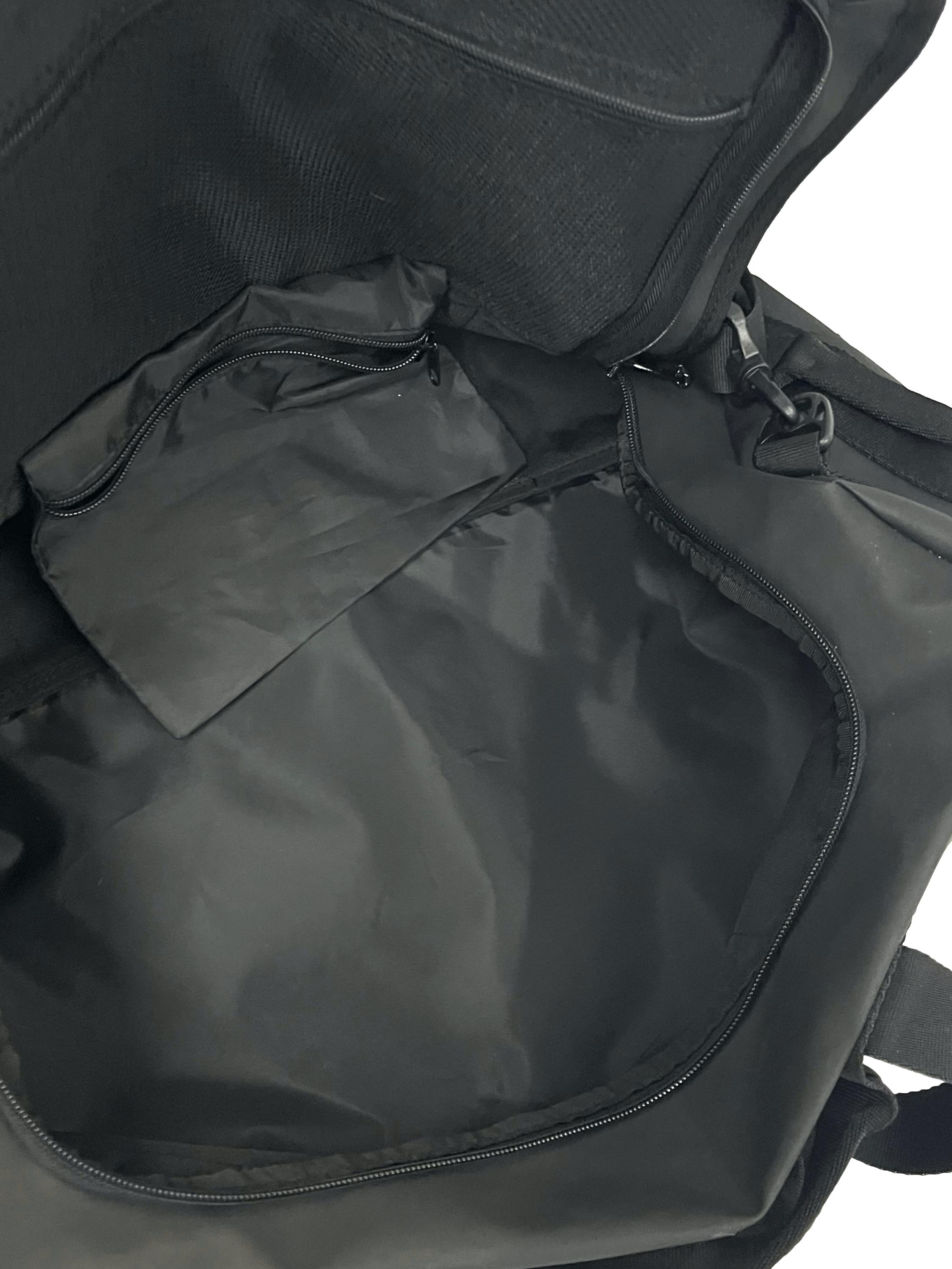 Black Polyester Duffle Bag CSN