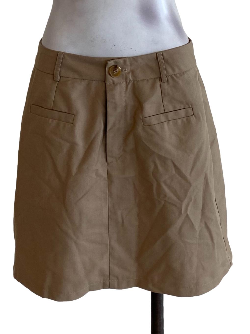 Brown Pencil Skorts