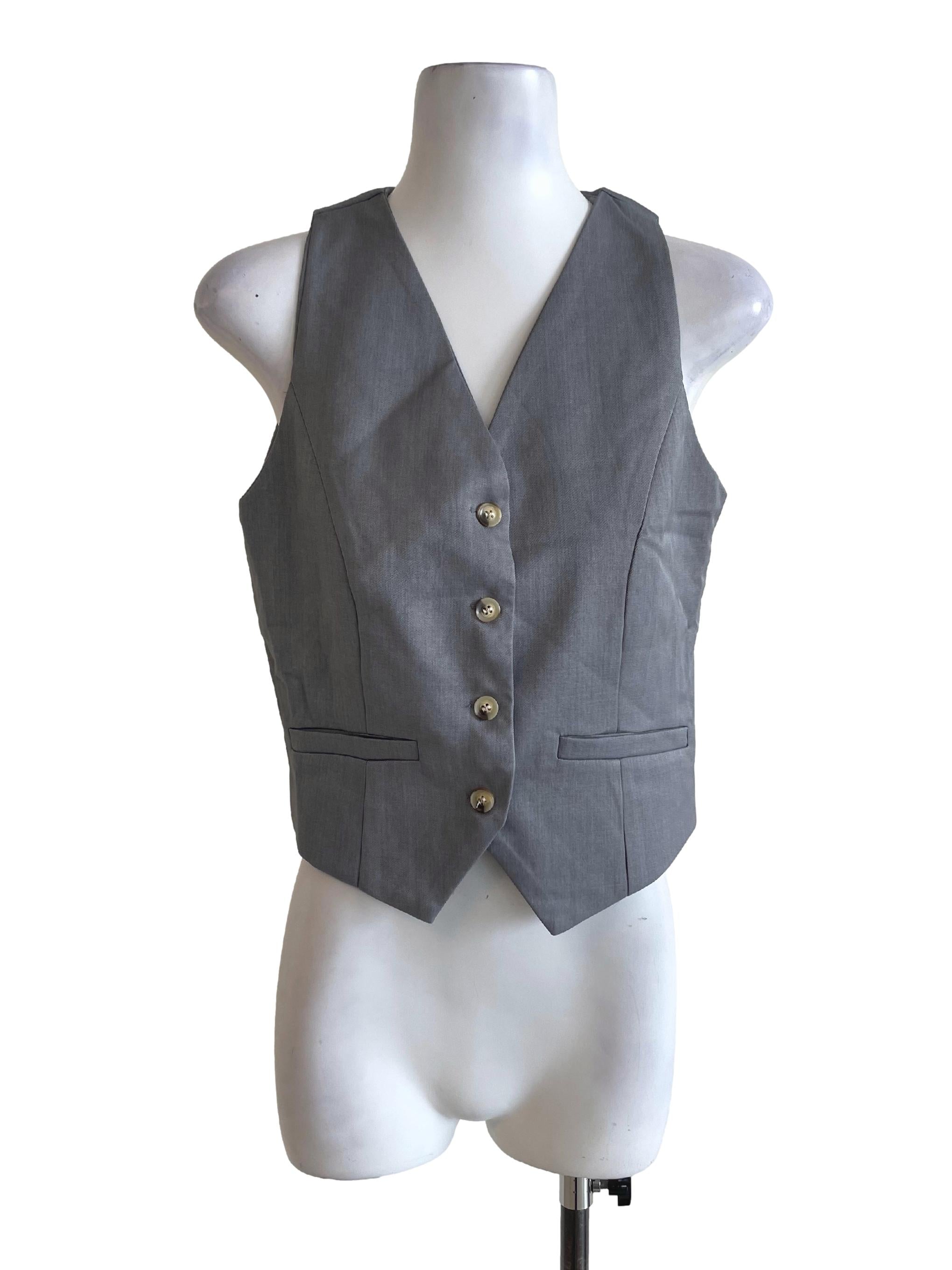 Grey Basic Vest