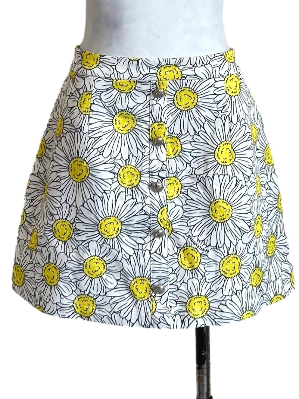 White Sunflower Skirt