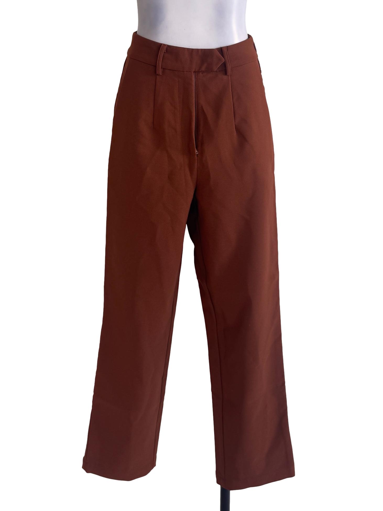 Brown Formal Pants