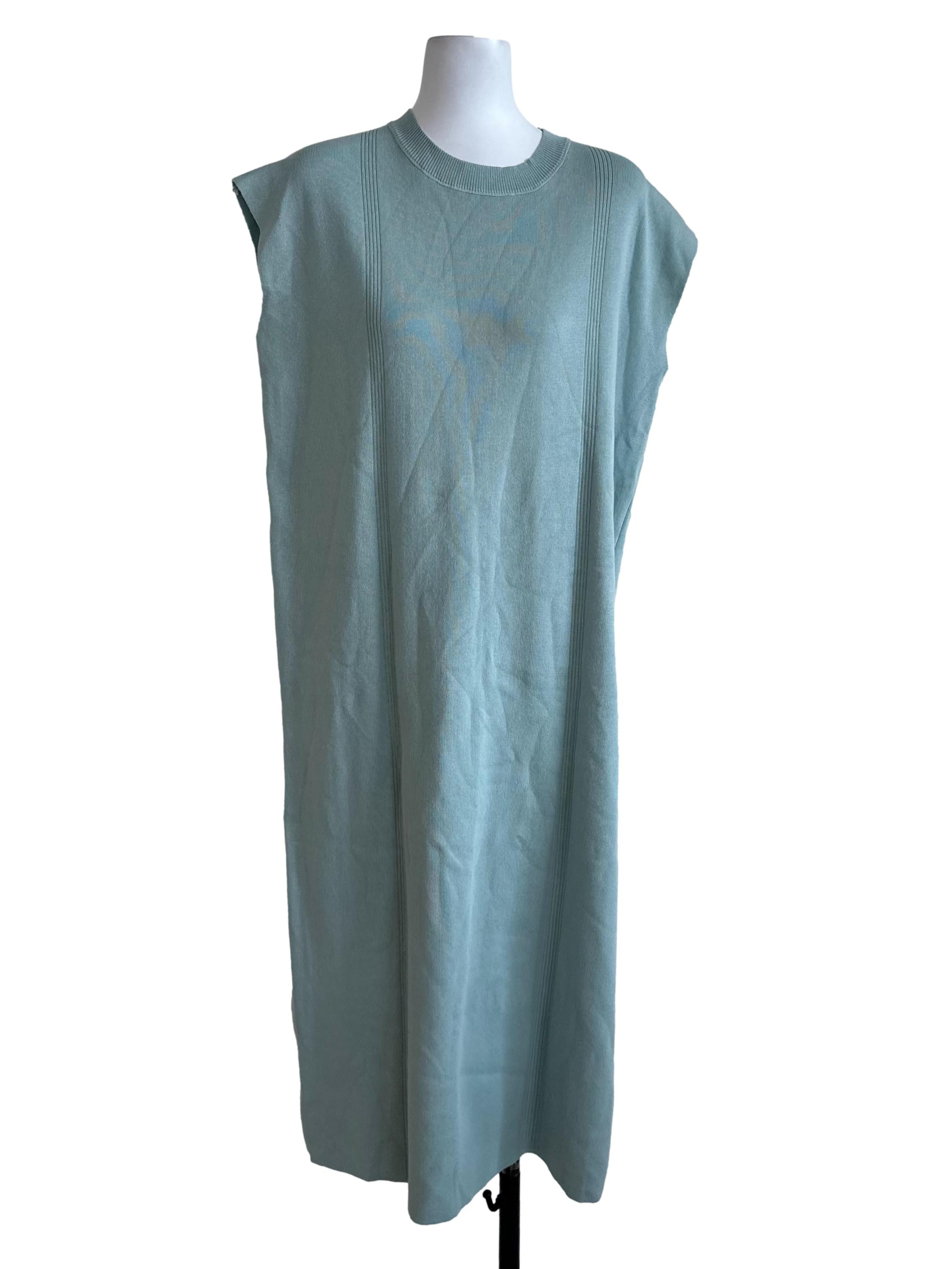 Turqoise Green Knit Dress