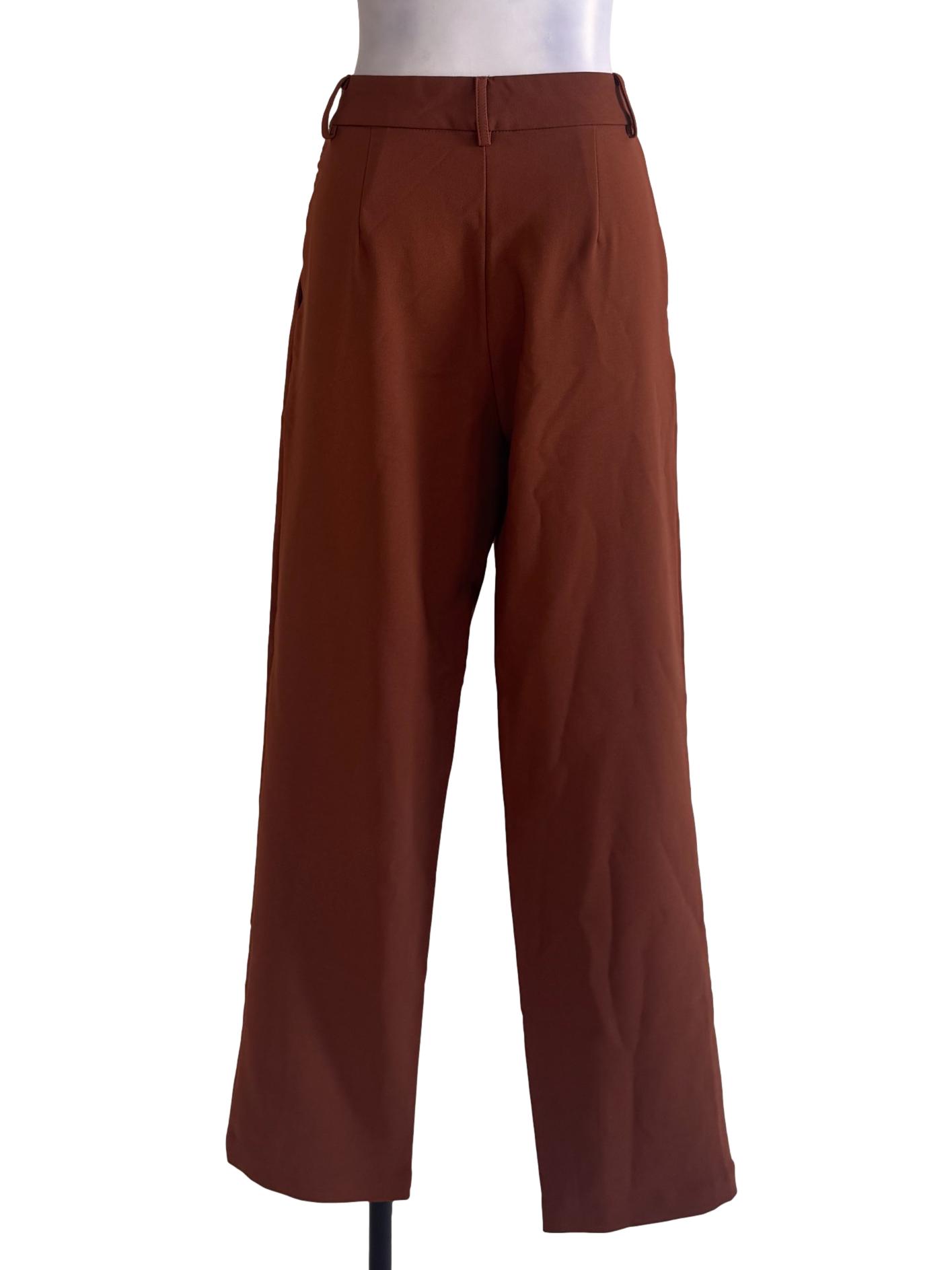 Brown Formal Pants
