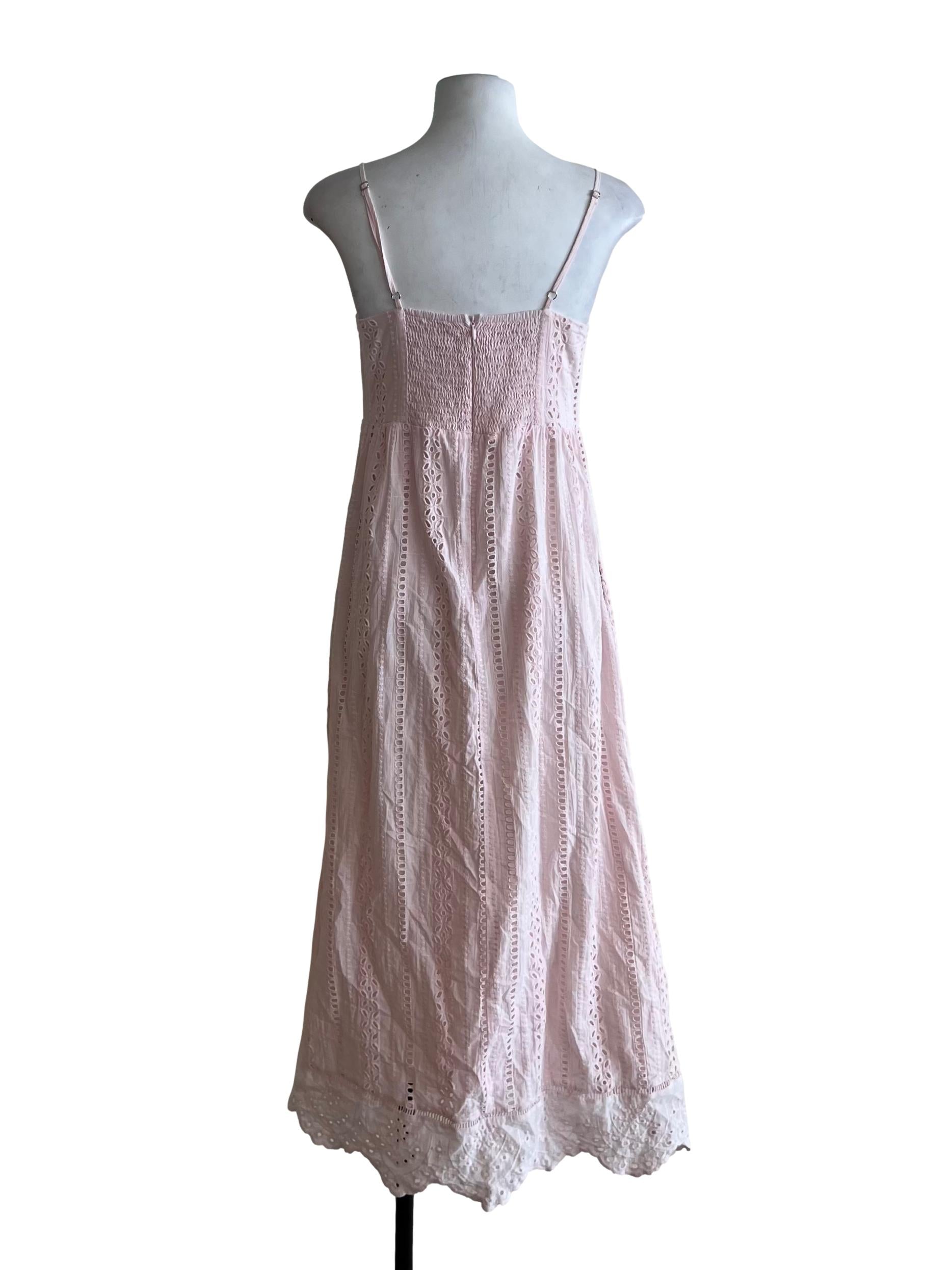 Blush Pink Spaghetti Strap Jumper Dress