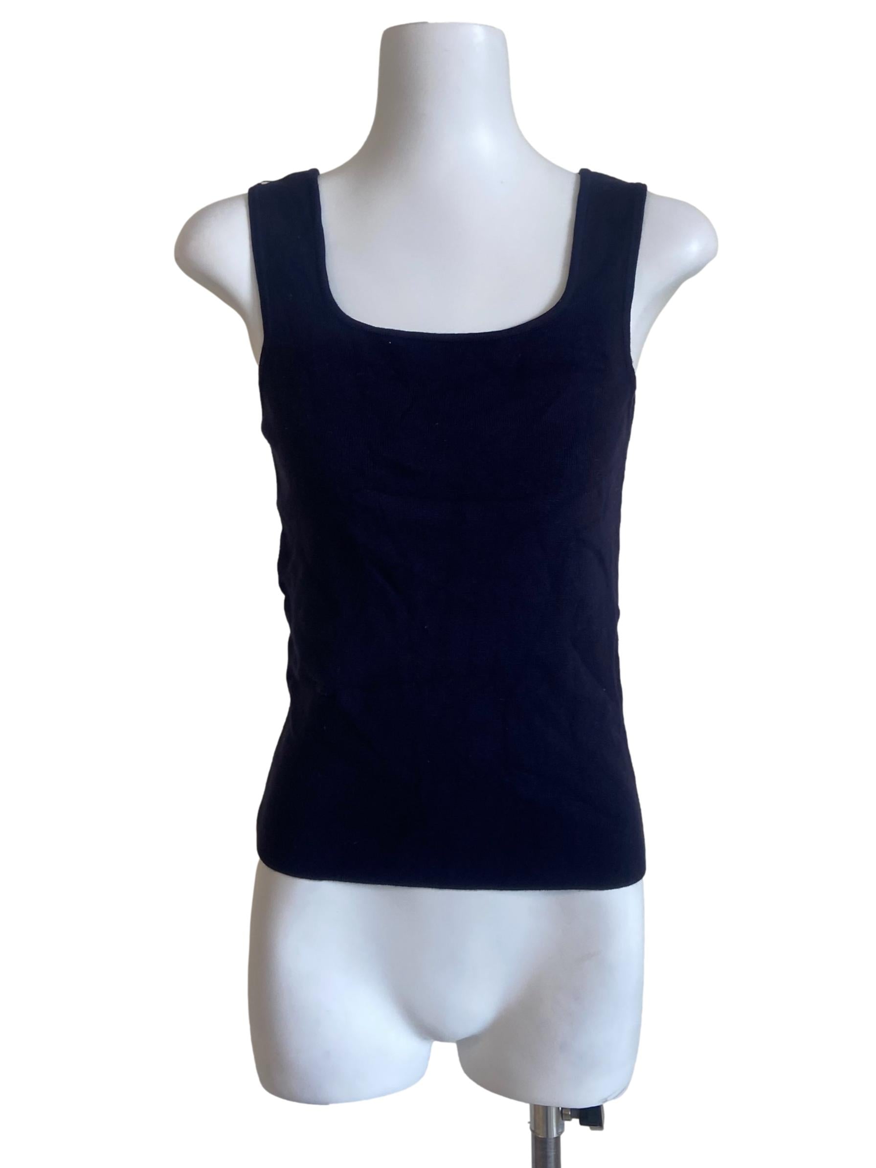 Dark Blue Tank Top