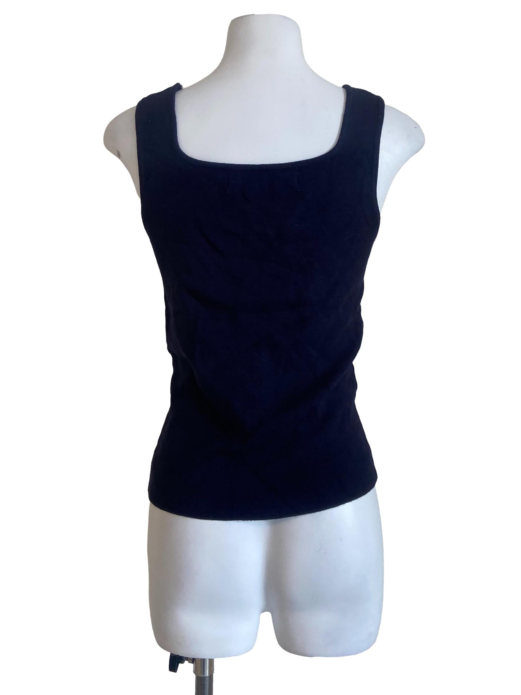 Dark Blue Tank Top