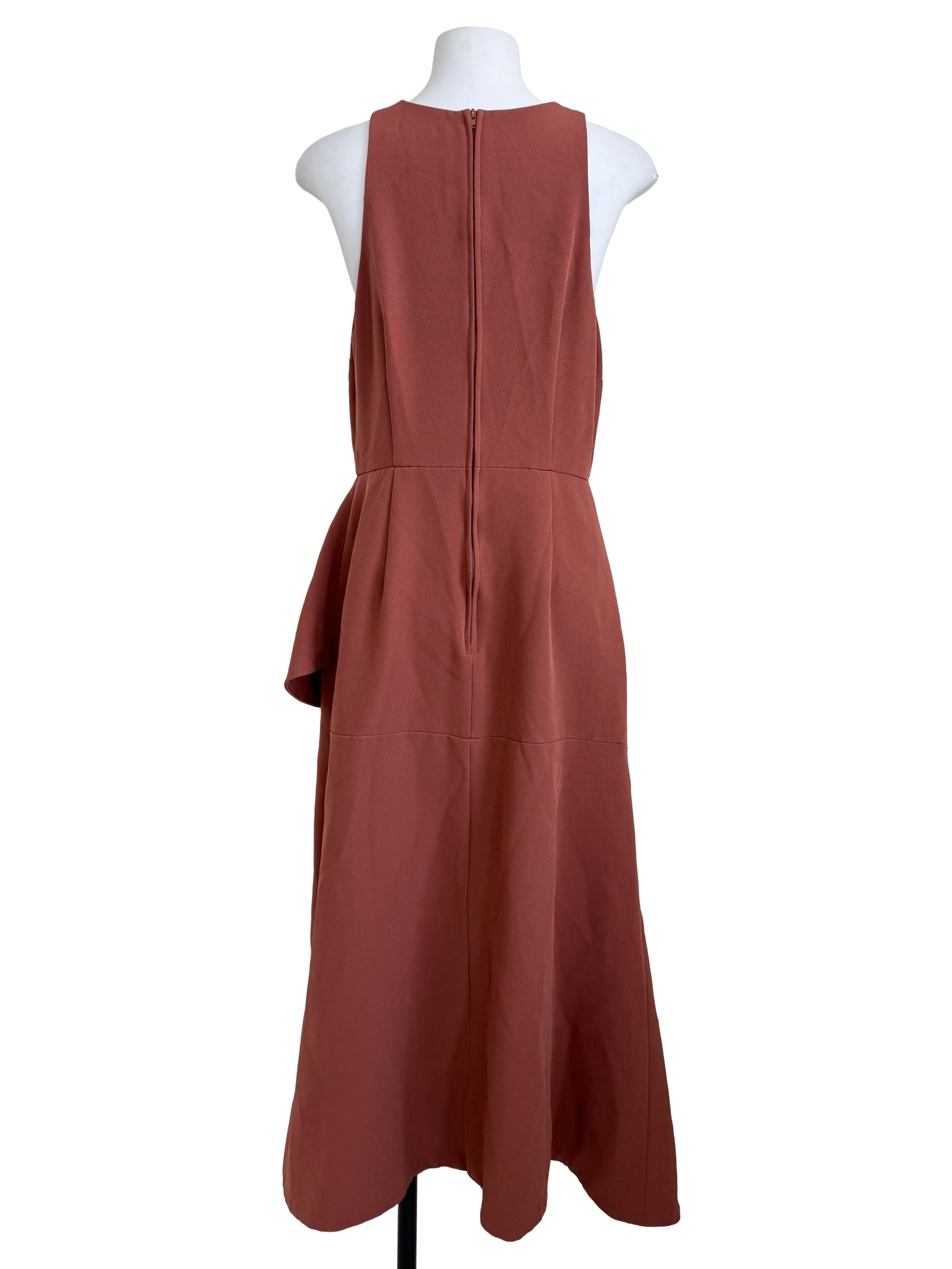 Blush Red Ruffle Dress