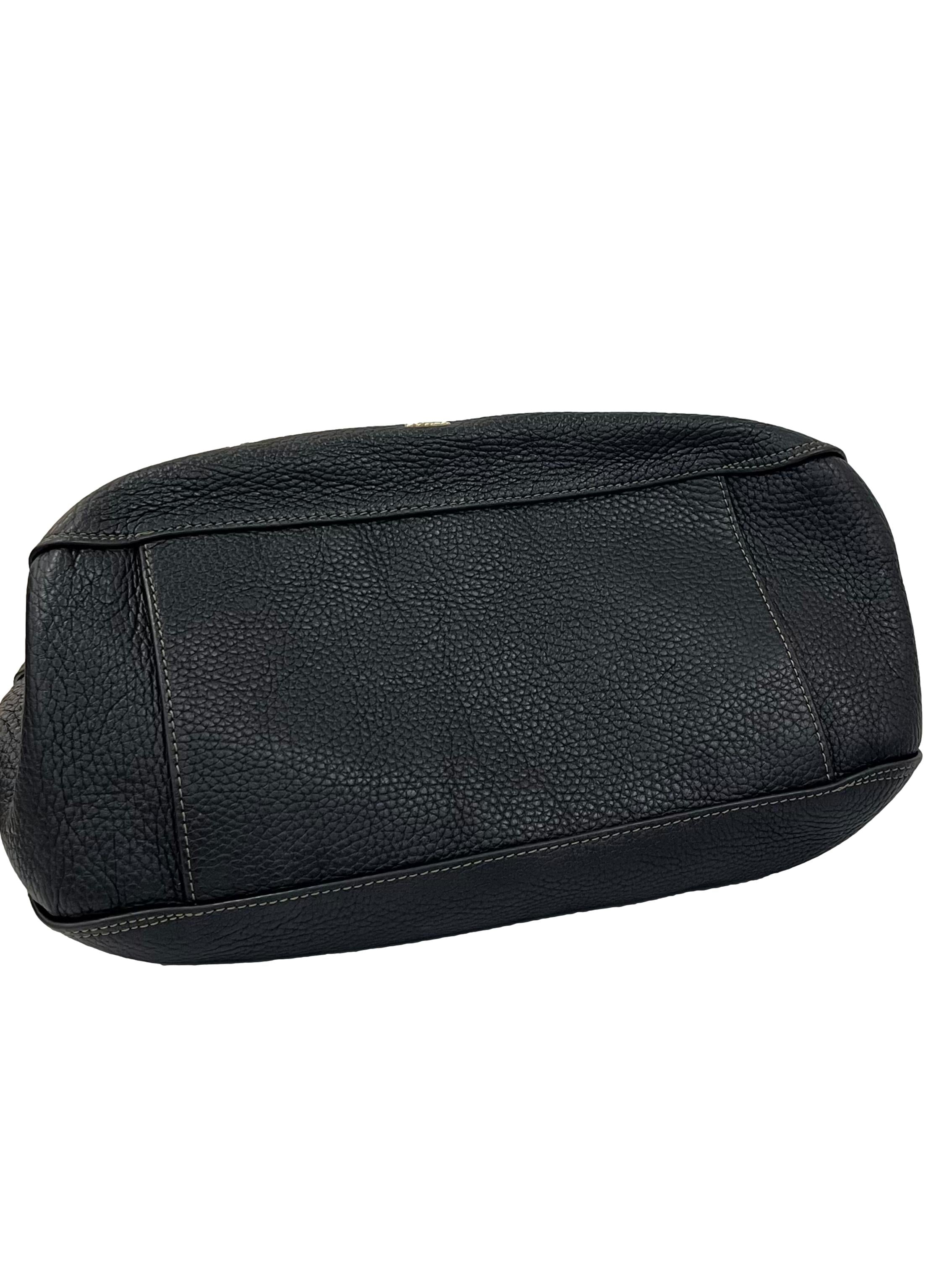 Black Leather Rialto Xl Hobo Bag CSN