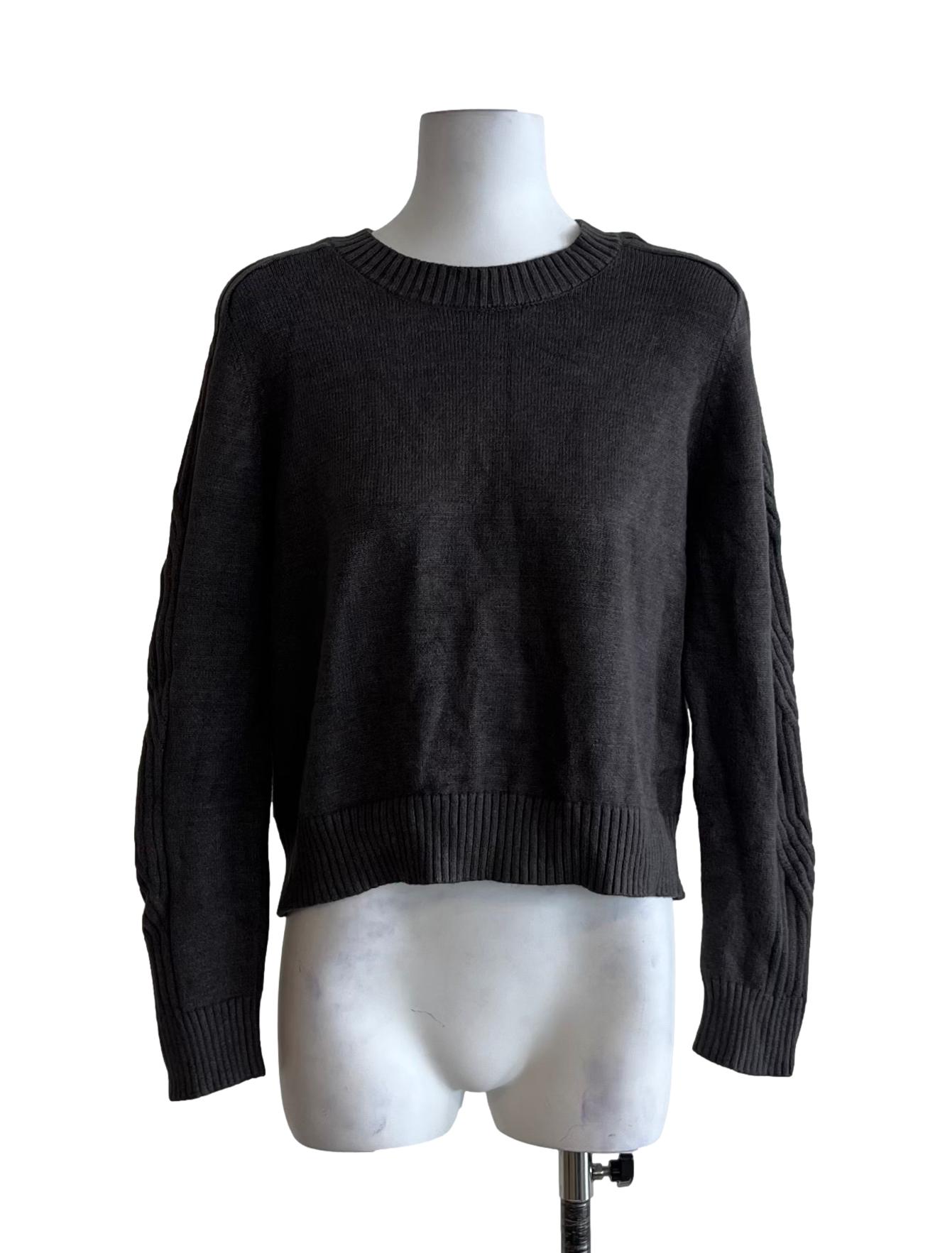 Lead Grey Knitted Sweater