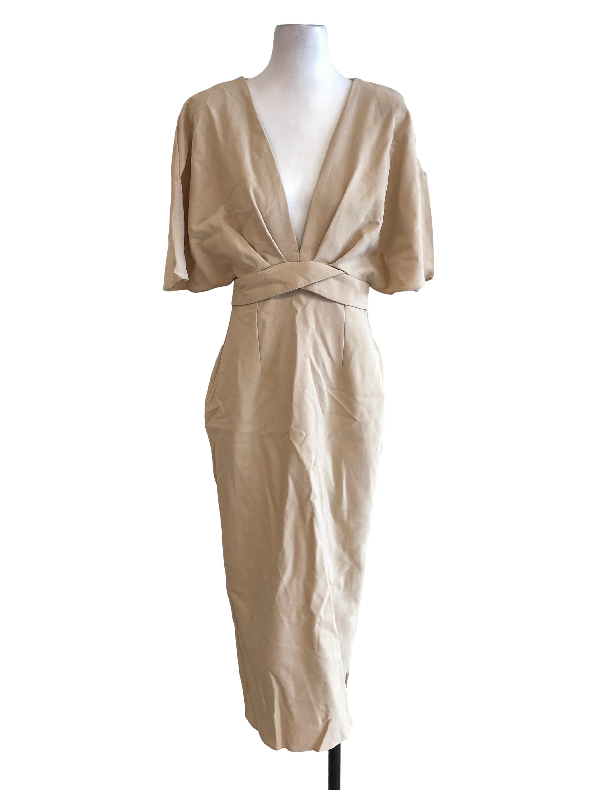 Latte Drop Shoulder Fit Dress