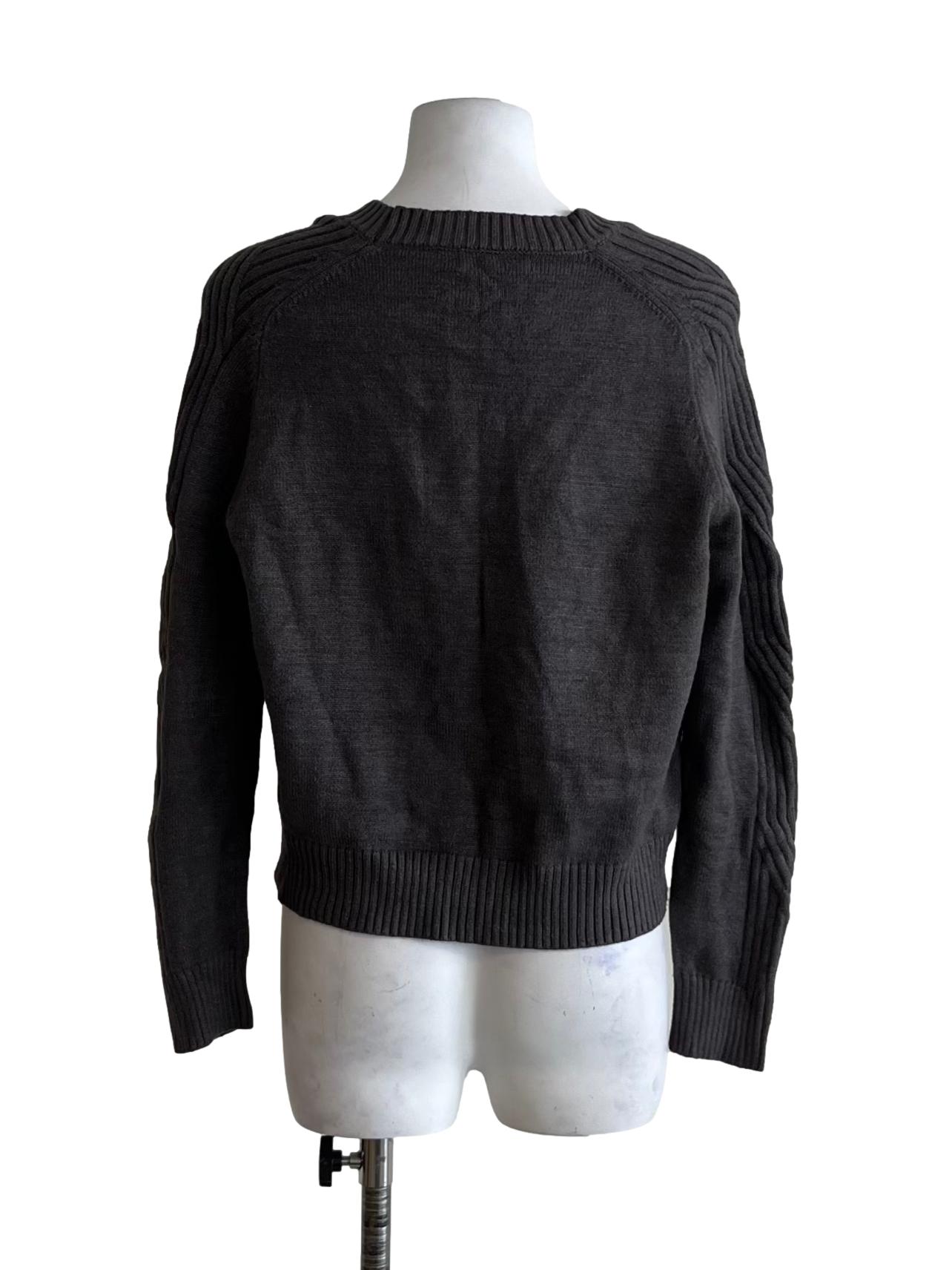 Lead Grey Knitted Sweater