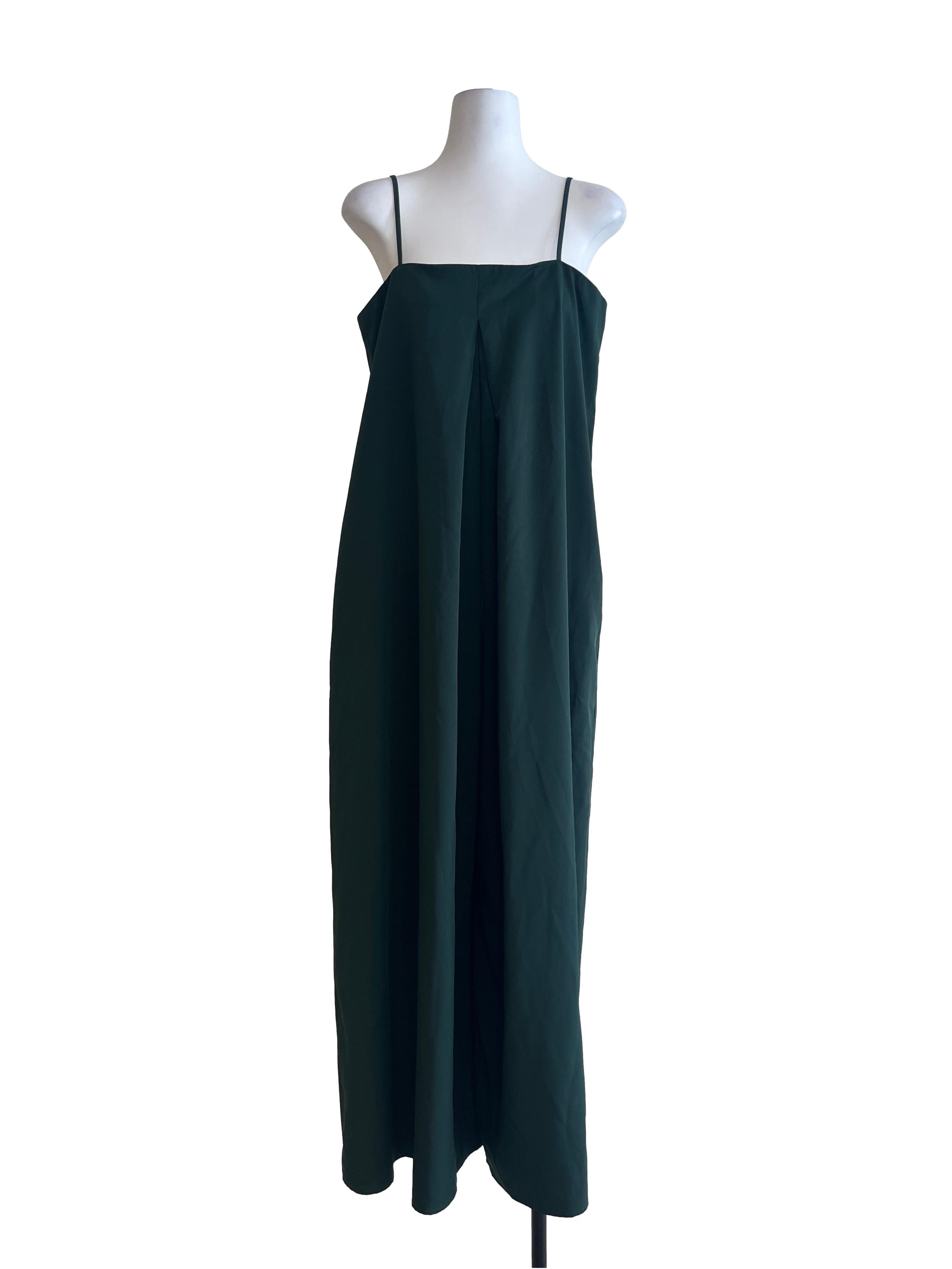 Emerald Green Spaghetti Strap Jumpsuit