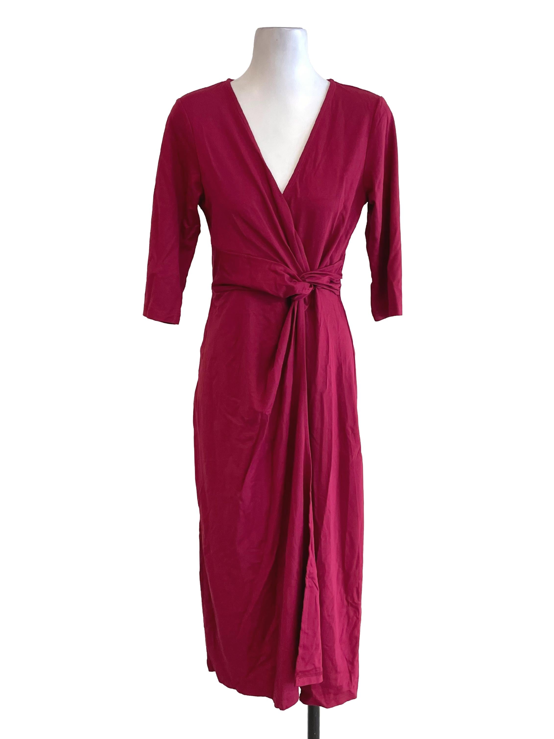 Ruby Deep V Neck Knot Dress