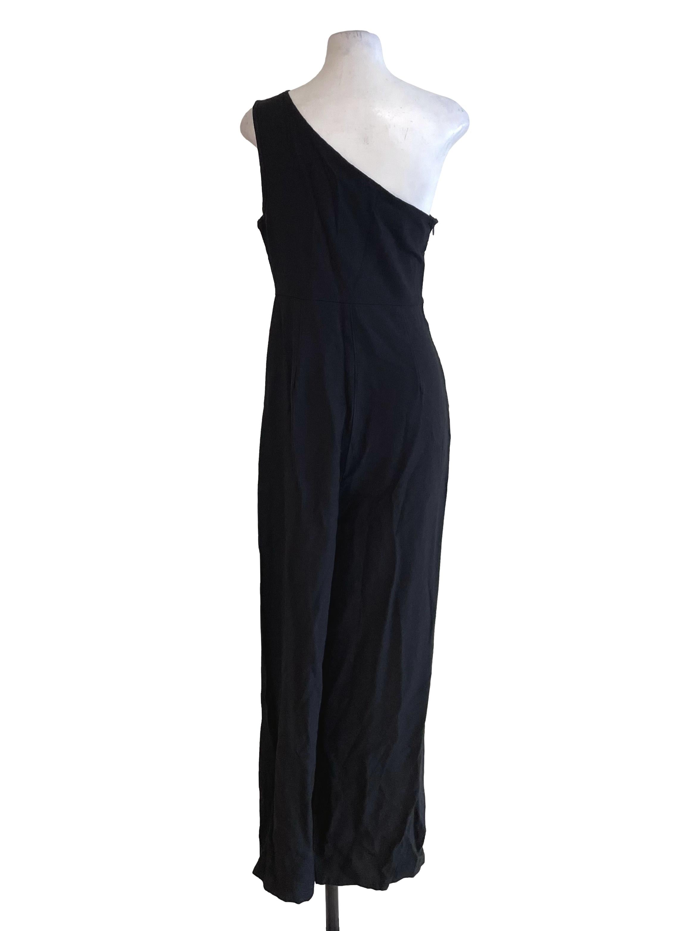 Black Asymmetric Jumpsuit
