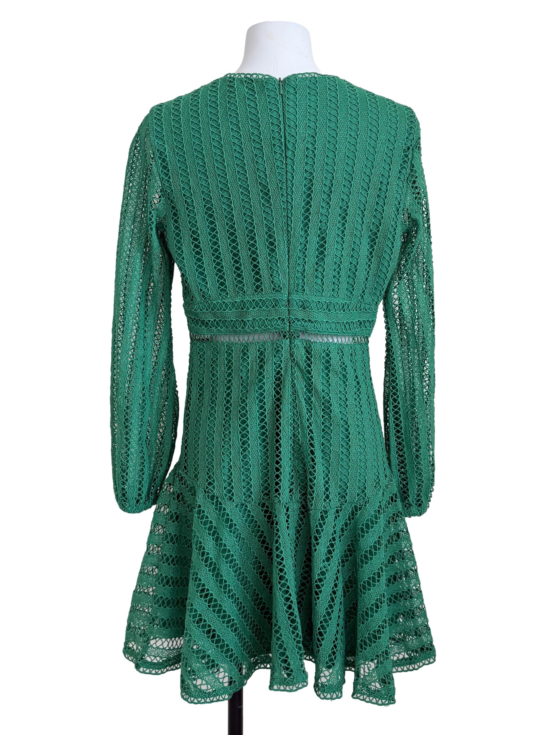 Shamrock Green Drop Waist Dress