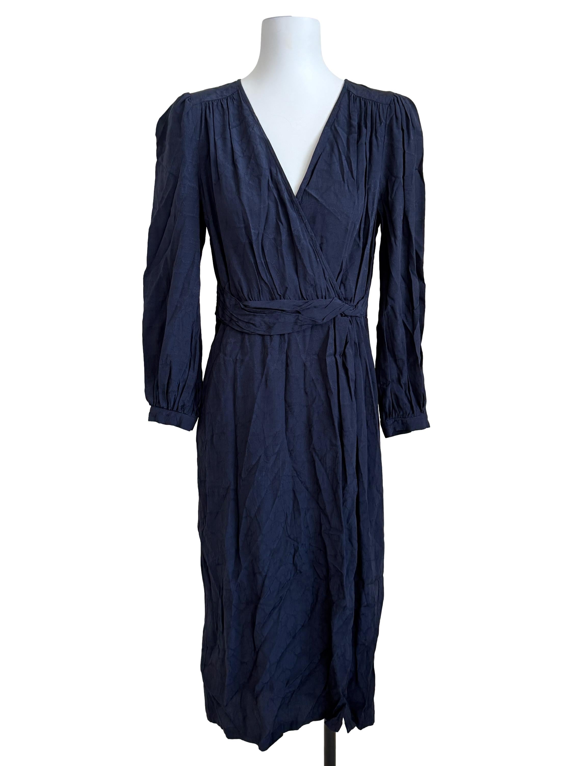 Navy Blue Slip Dress