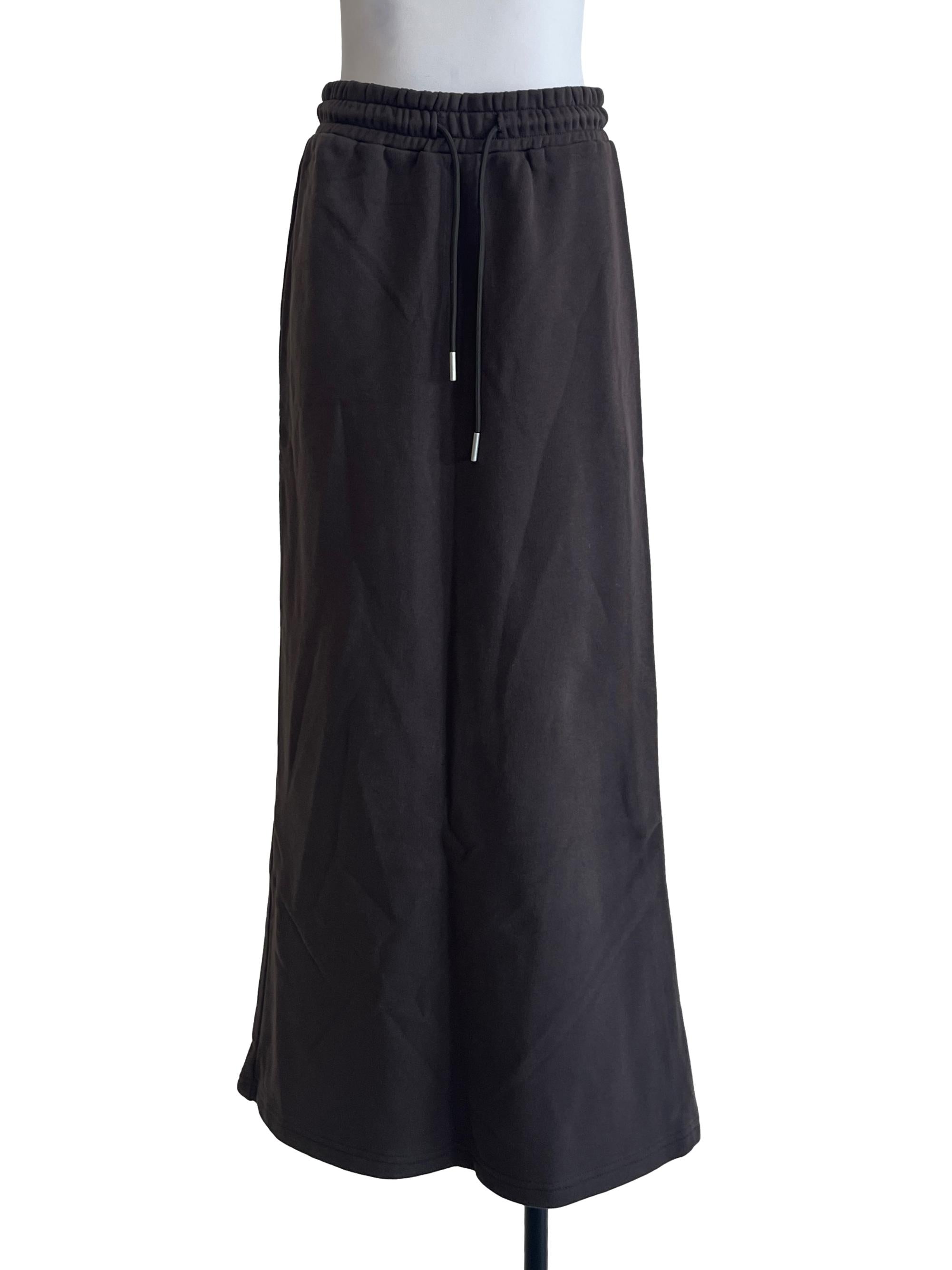 Ash Grey A-Line Sweat  Skirt