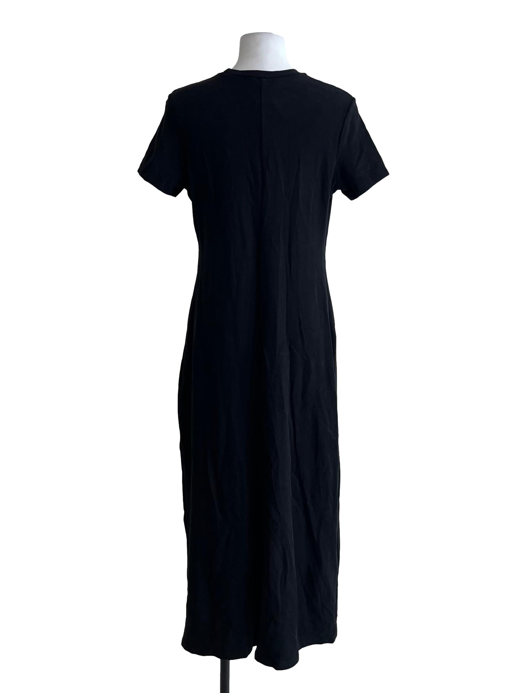 Black Jewel Neckline Sheath Dress