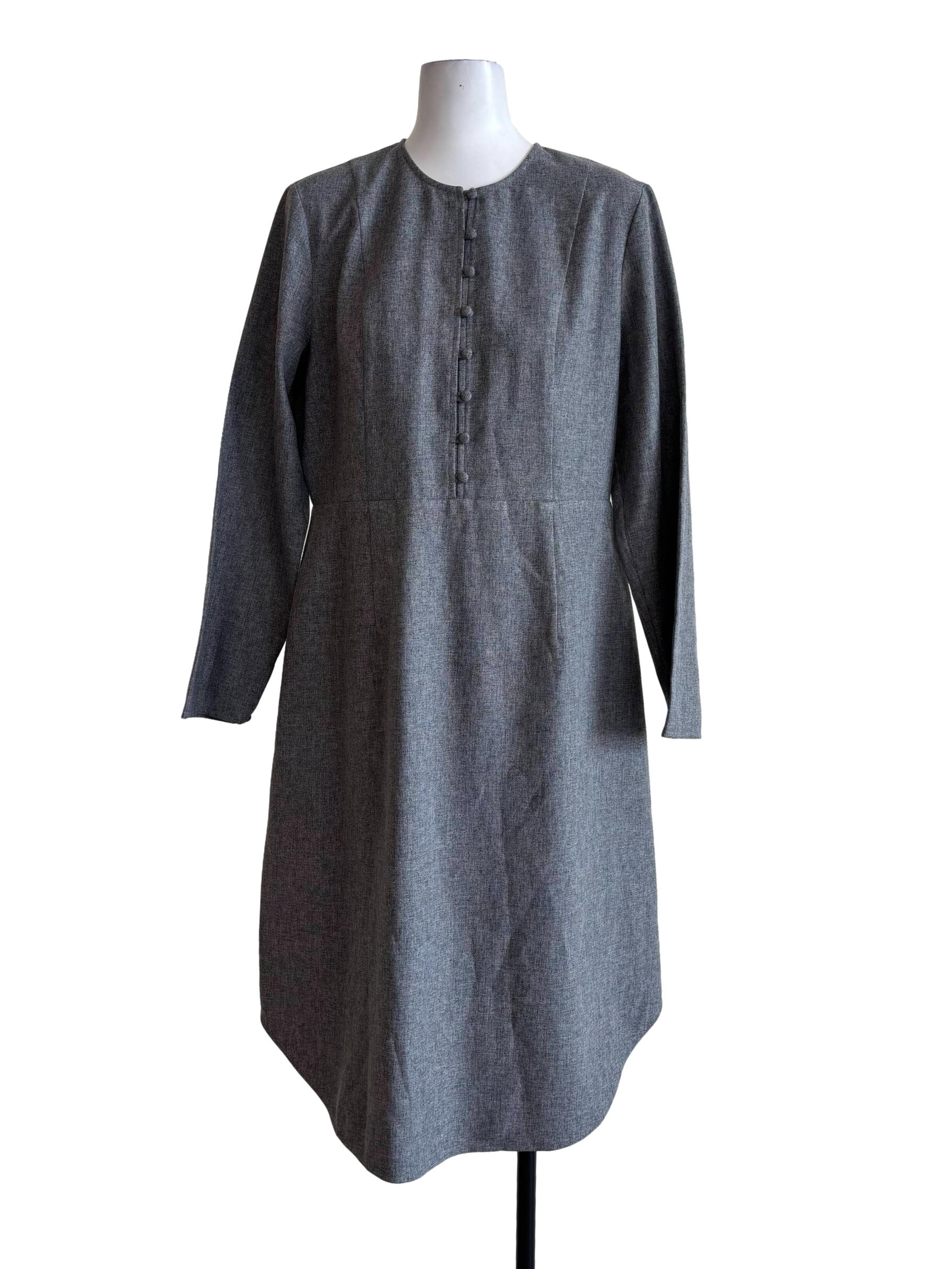 Heathered Grey Longsleeve Dress