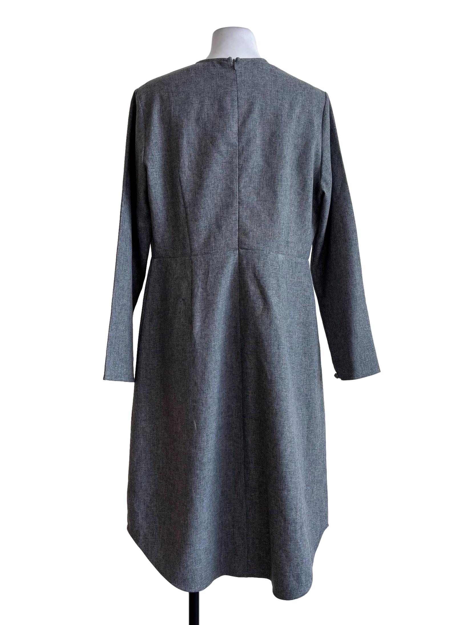 Heathered Grey Longsleeve Dress