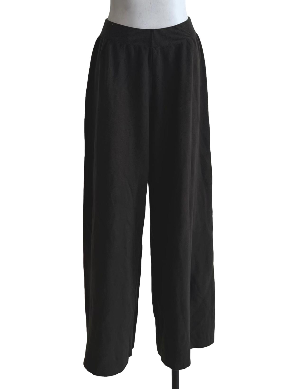 Shadow Grey High-Waisted Relaxed Pants