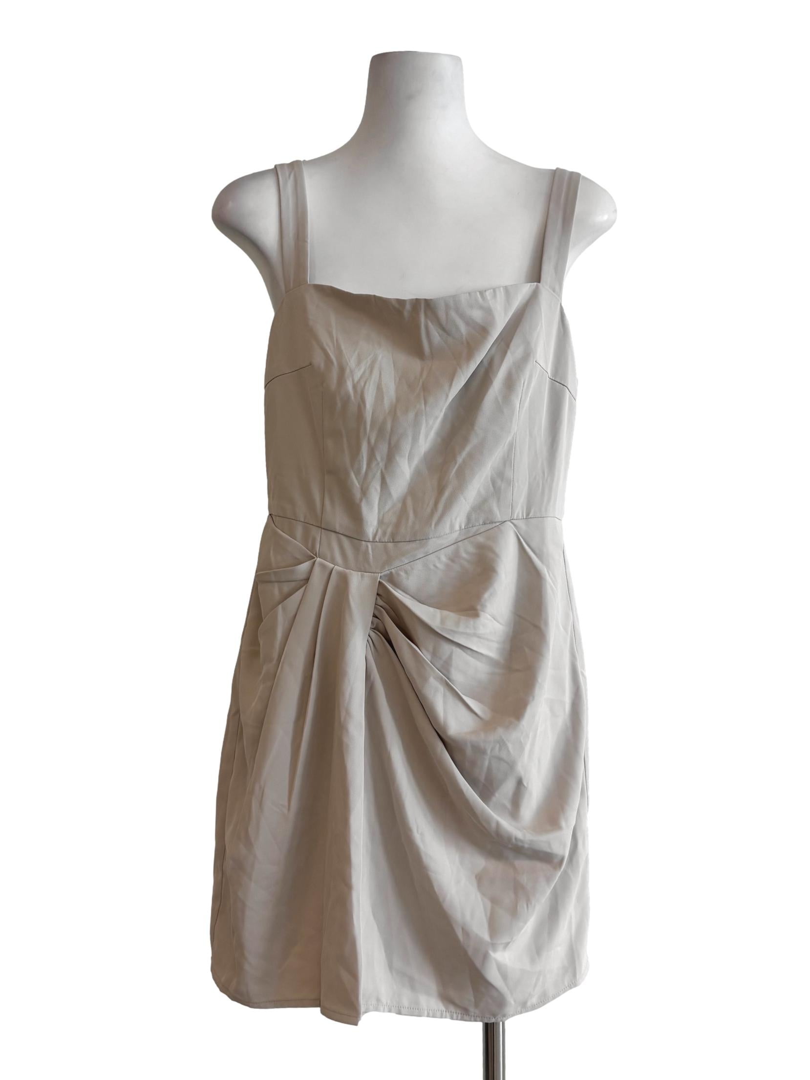 Whisper Apron Neck Dress