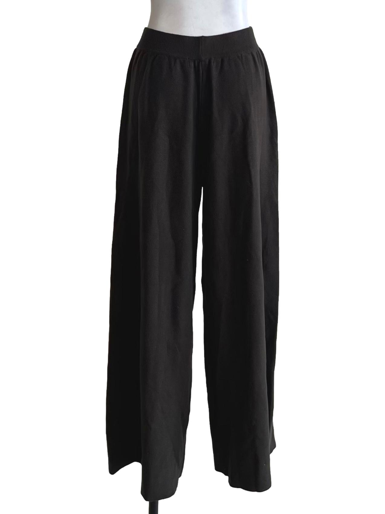Shadow Grey High-Waisted Relaxed Pants