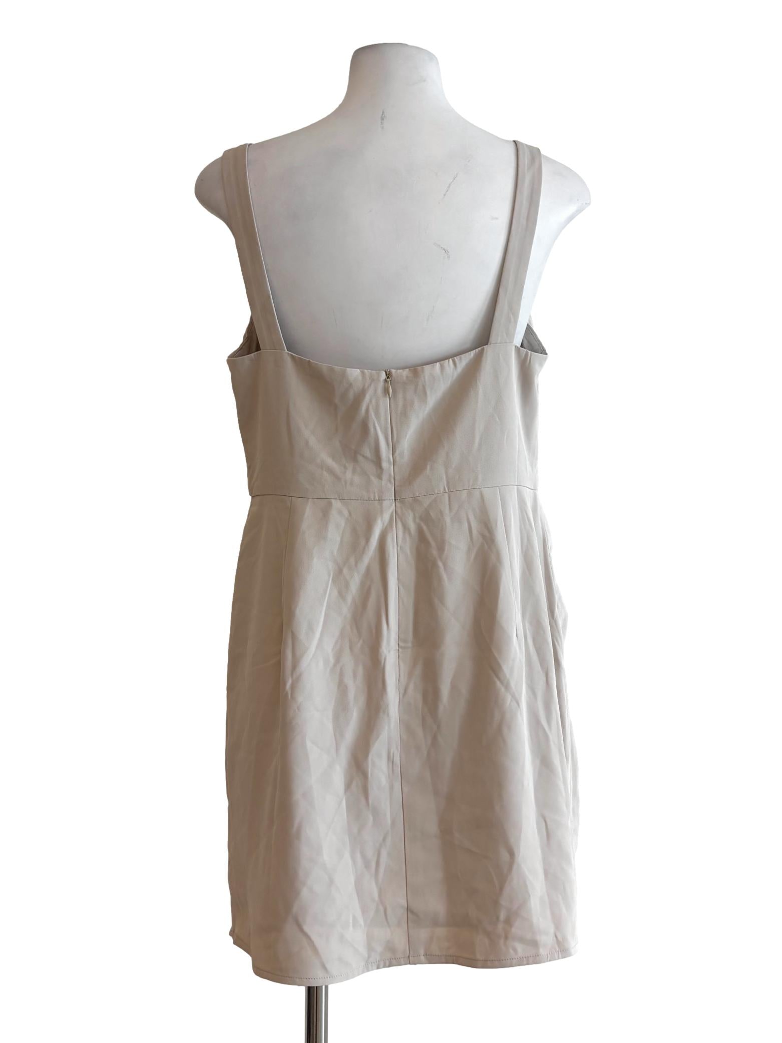 Whisper Apron Neck Dress
