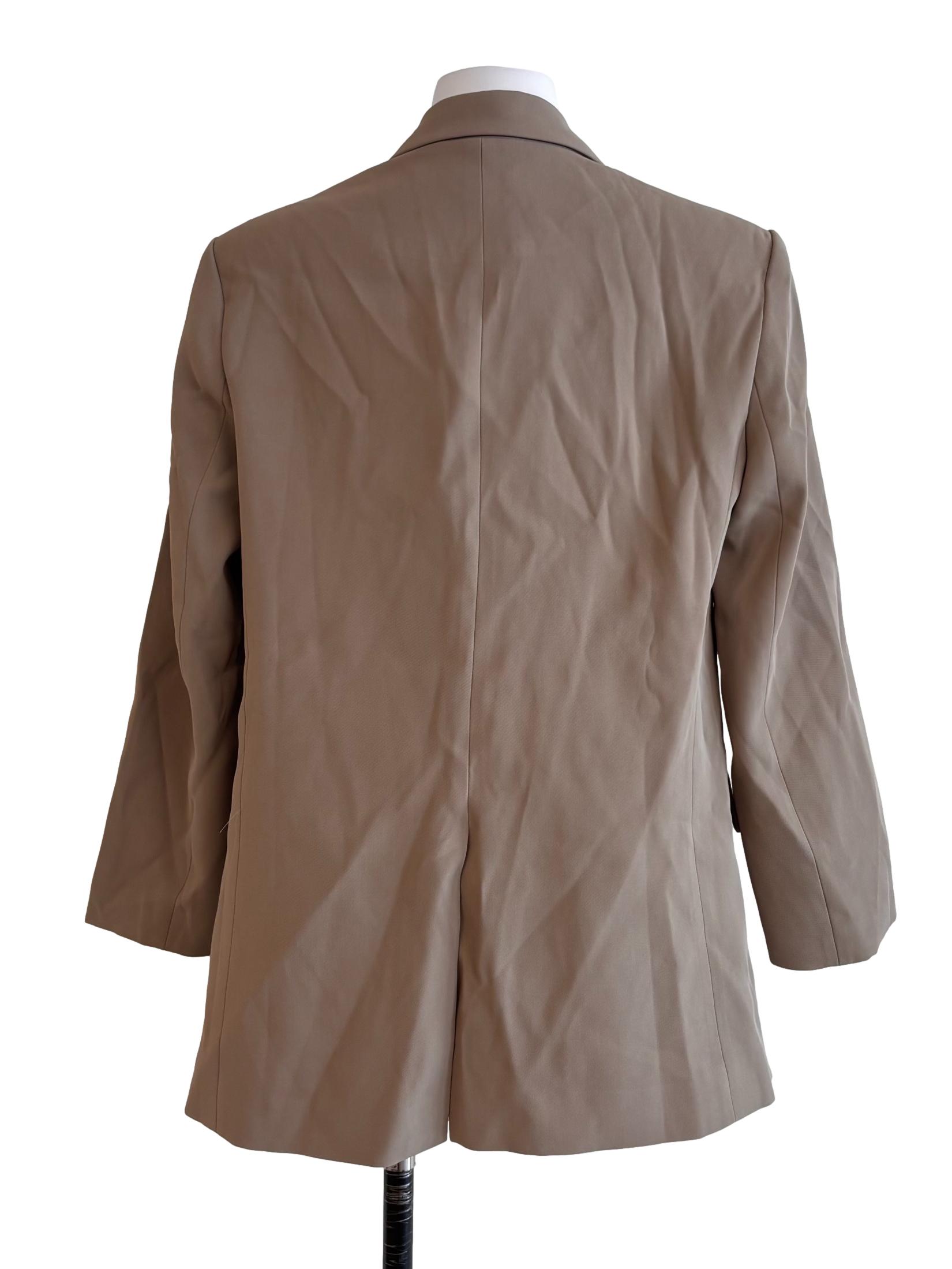 Taupe Brown Caxs Tailored Blazer