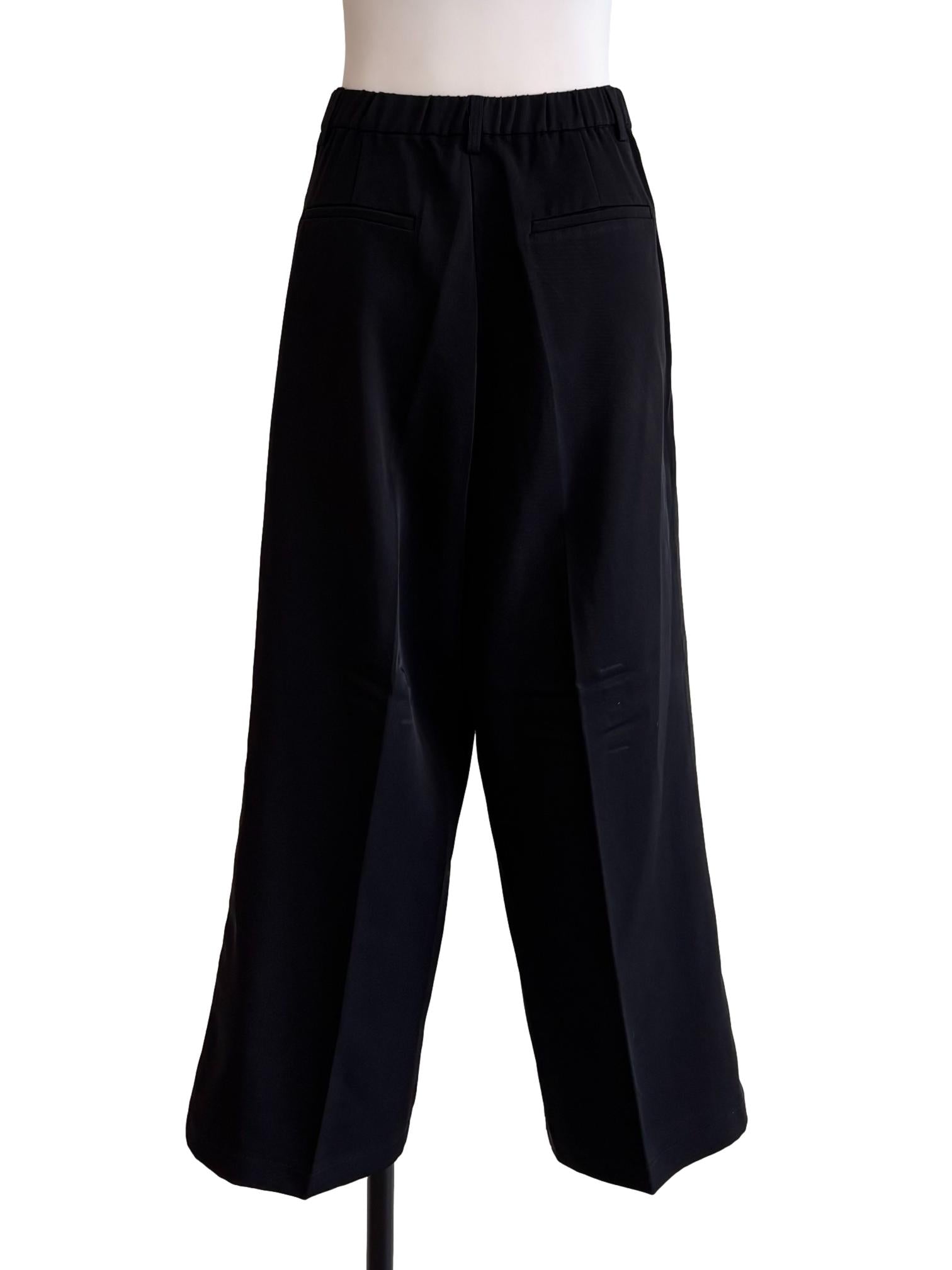 Jet Black Suiting Pants