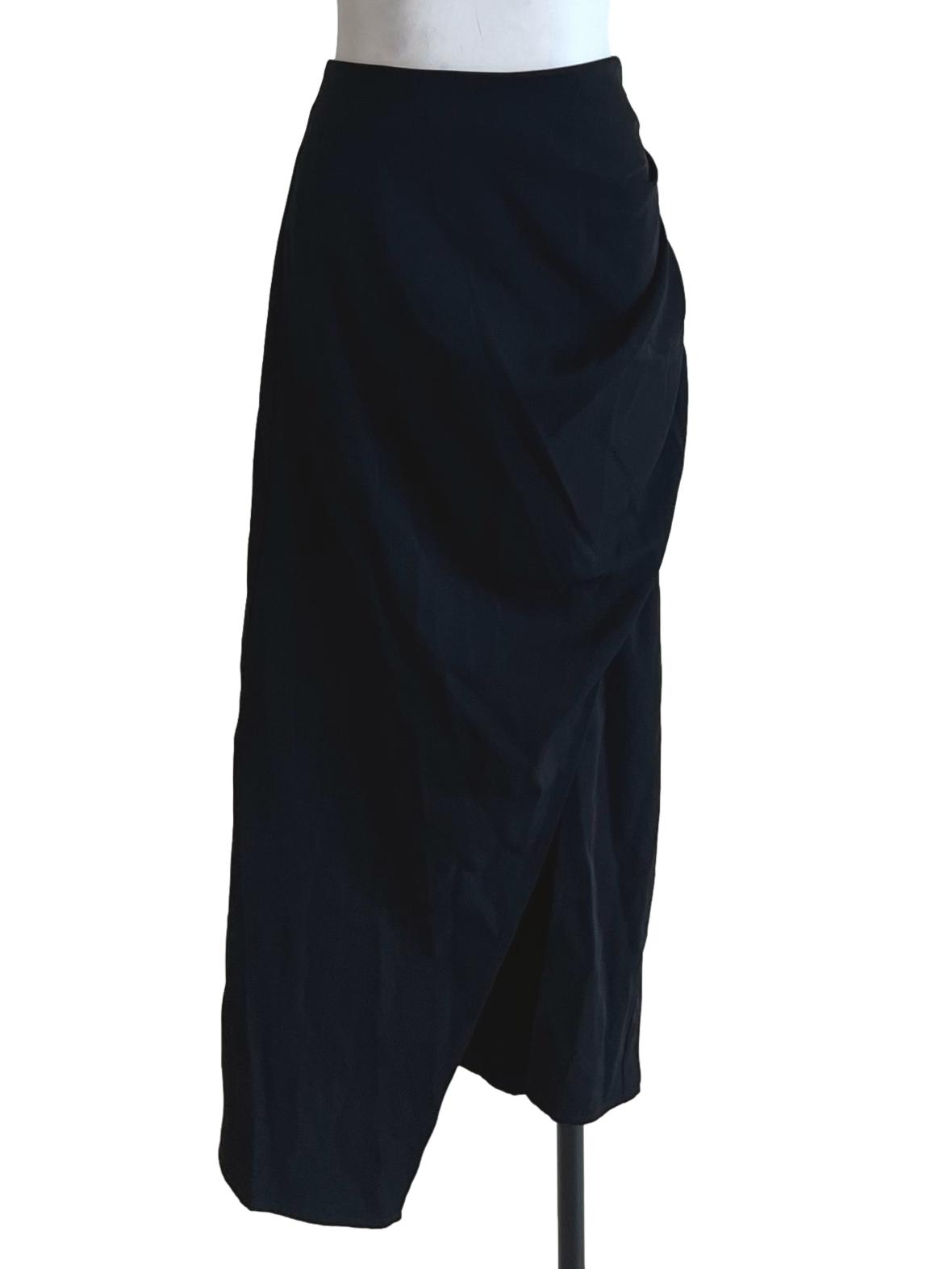 Black High-Waisted Pencil Skirt