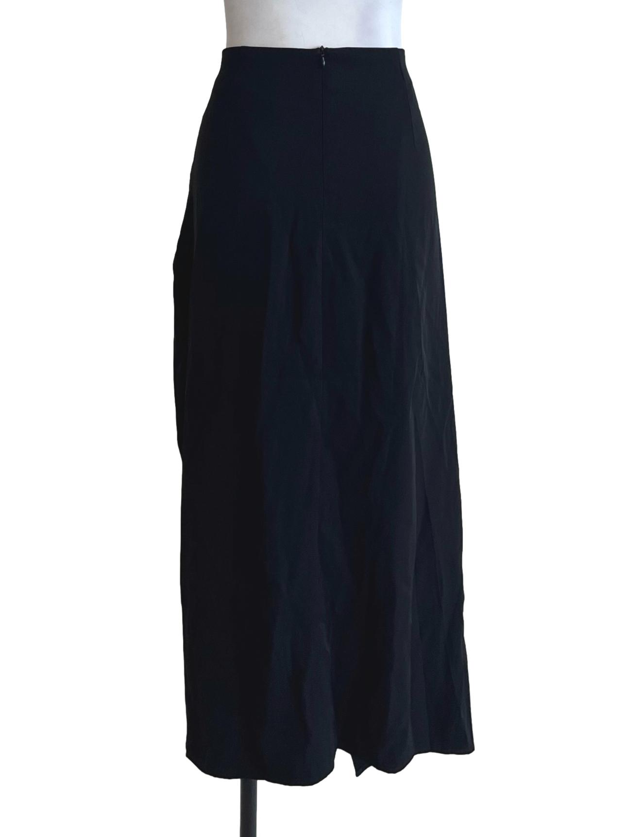 Black High-Waisted Pencil Skirt