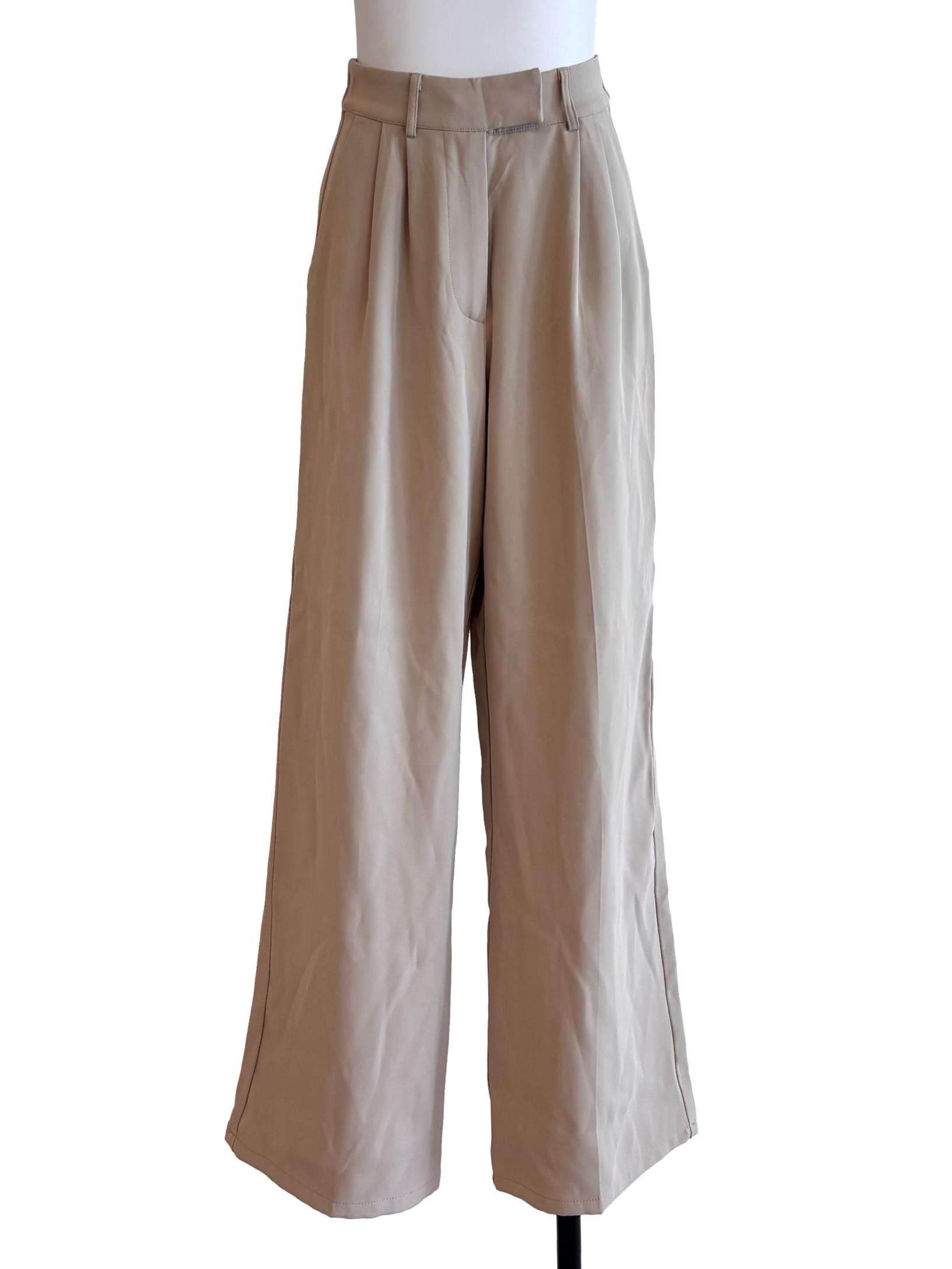 Nude Beige Suiting Pants