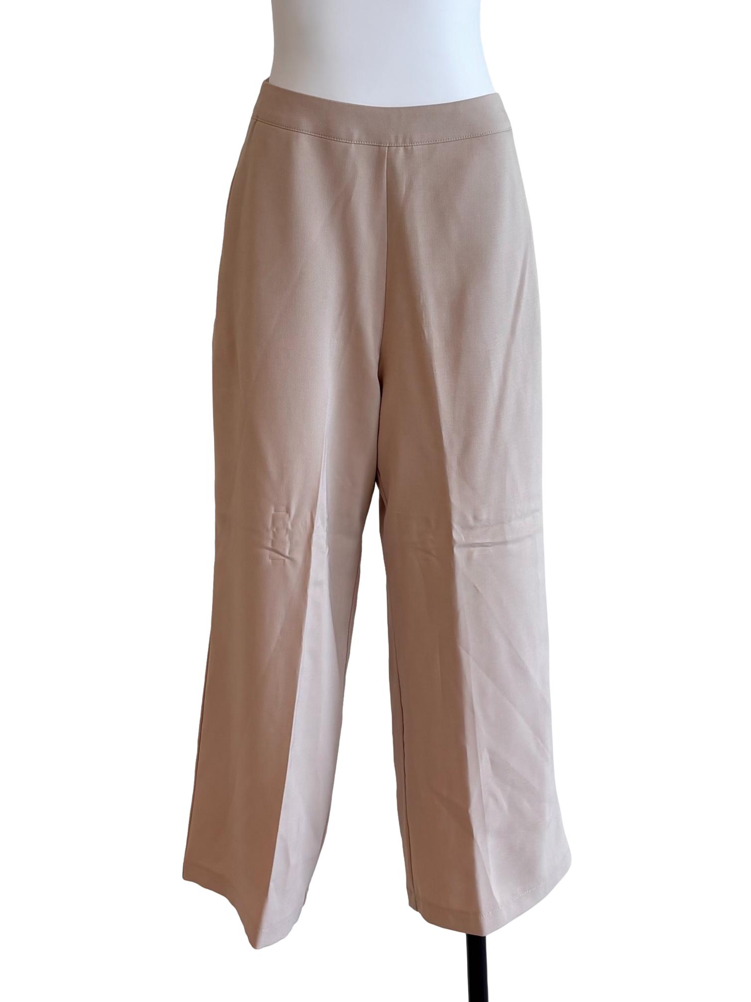 Light Beige High Ankle Pants