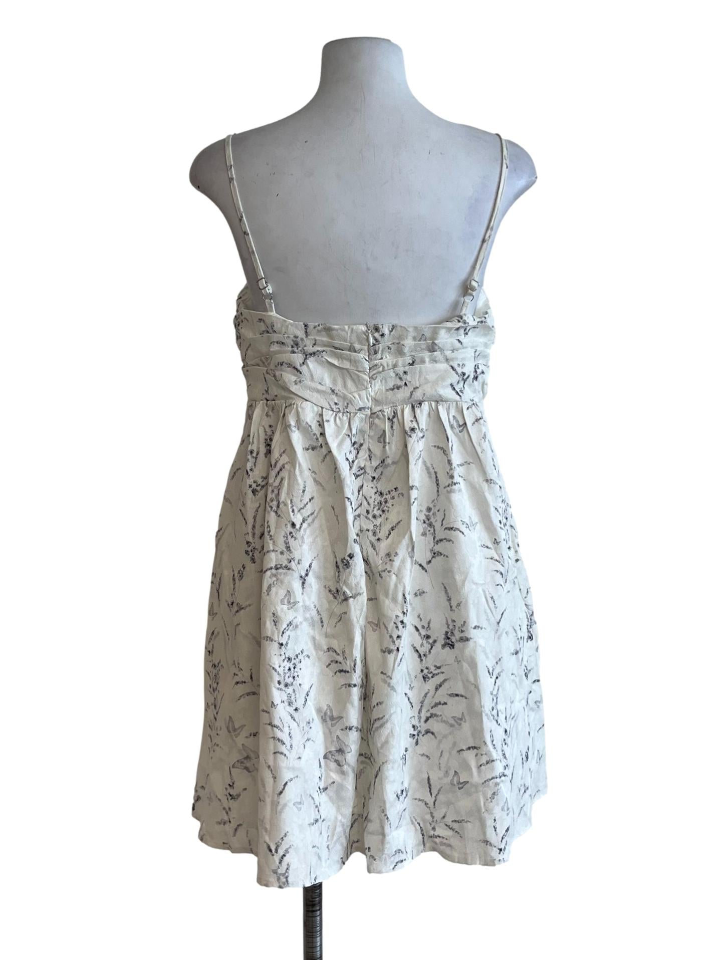 White Spaghetti Strap Jumper Dress