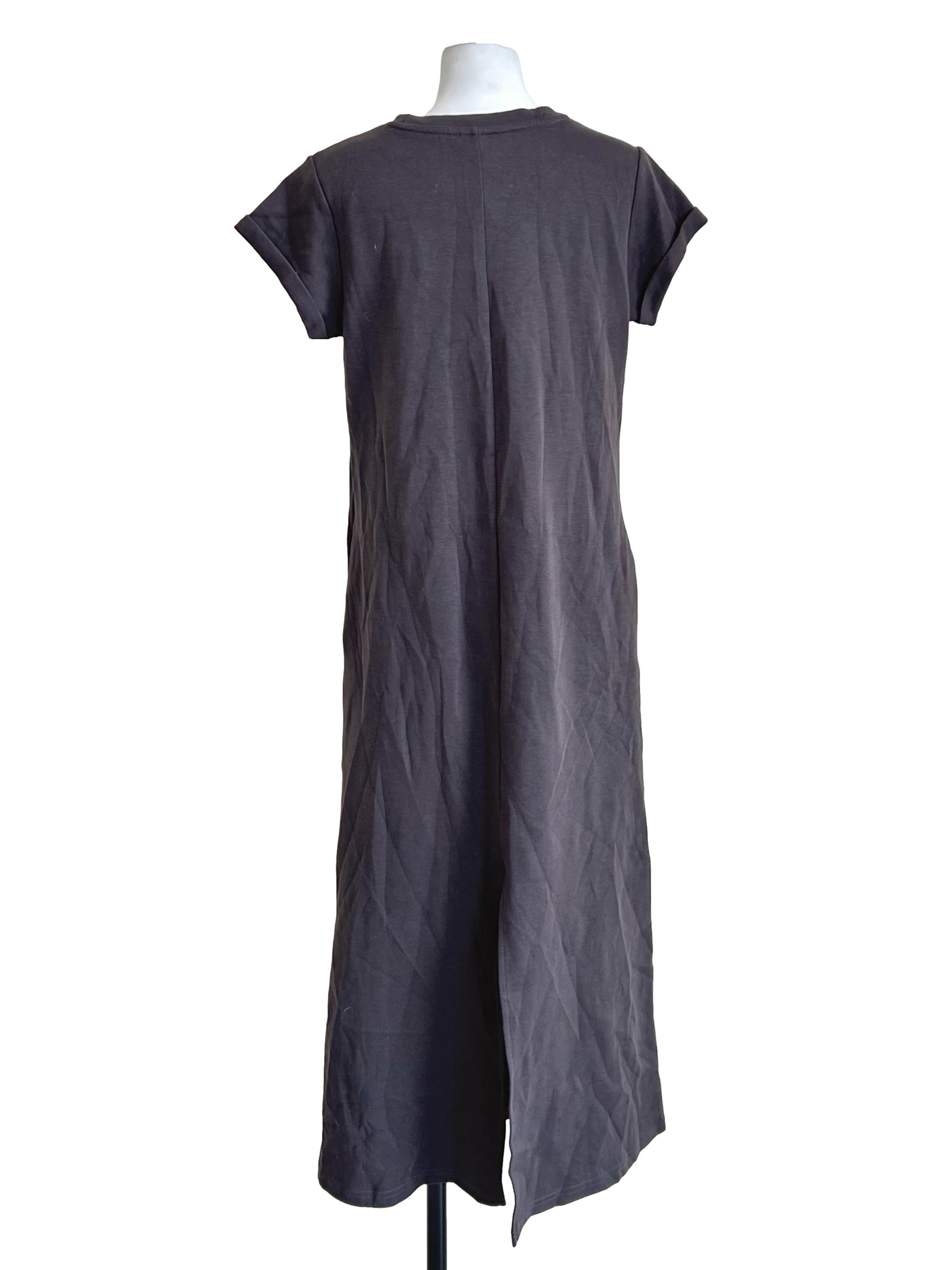 Charcoal Grey T Shirt Dress