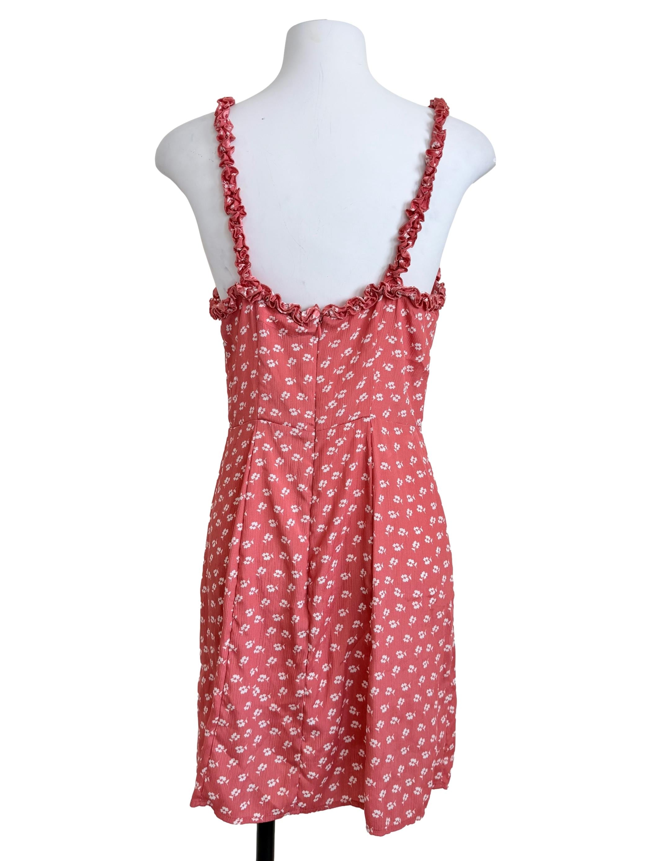 Punch Pink Slip Dress