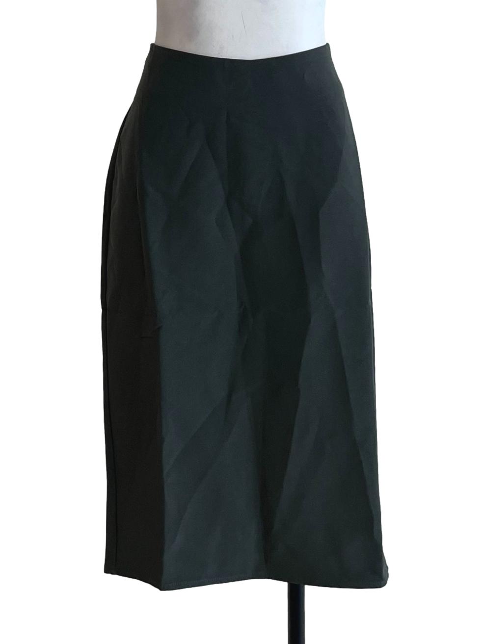 Spruce Blue High-Waisted Pencil Skirt