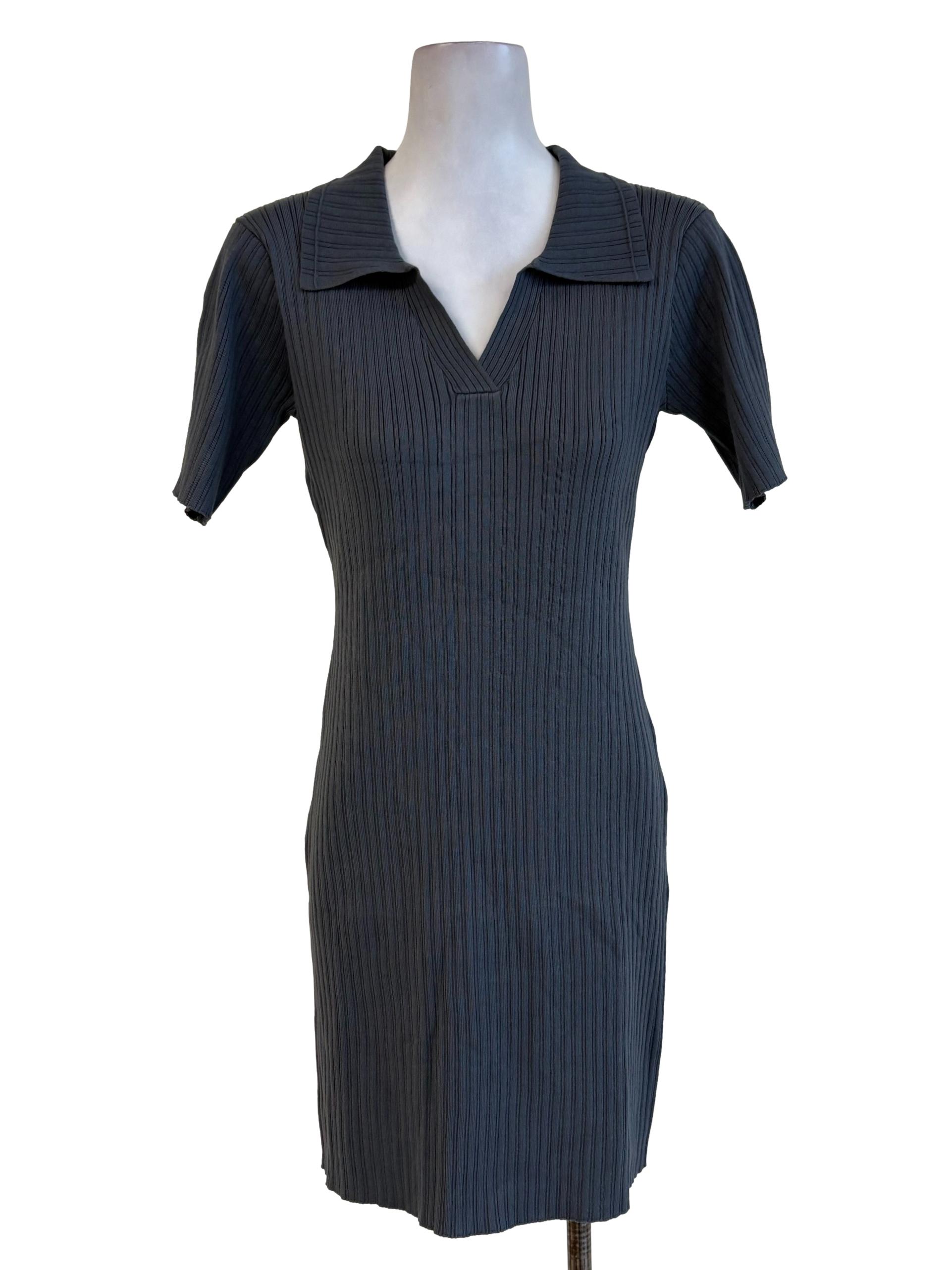 Aegean Blue Knitted Bodycon Dress