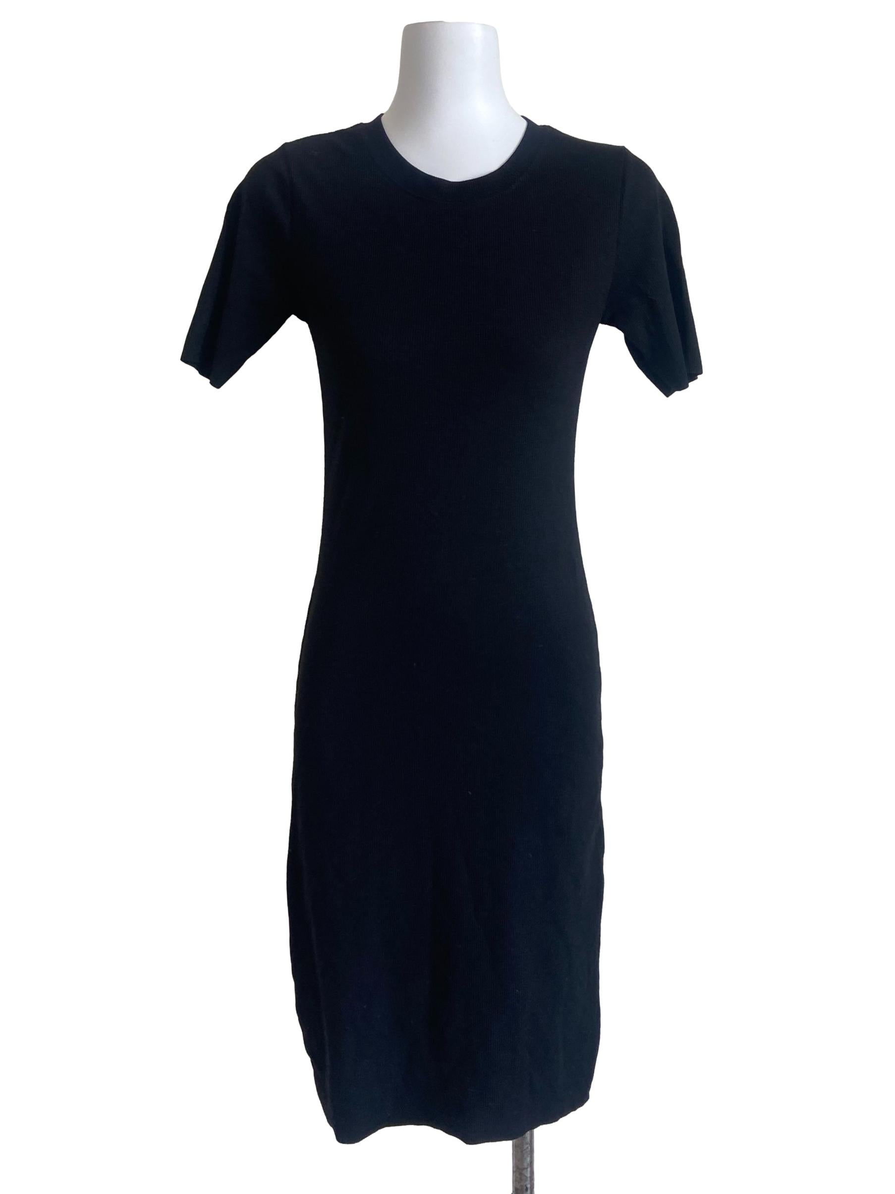 Black Pencil Stripe Dress