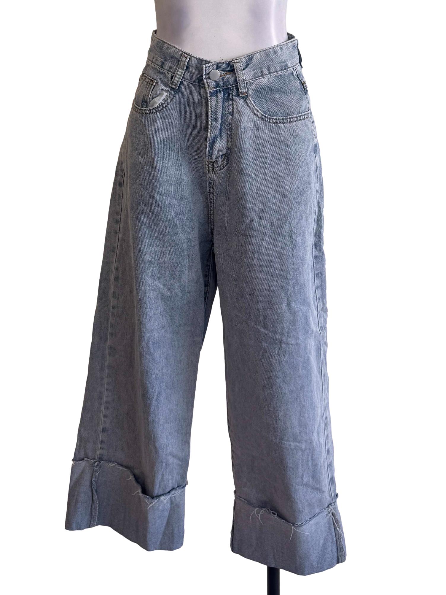 Blue Washed Denim Jeans