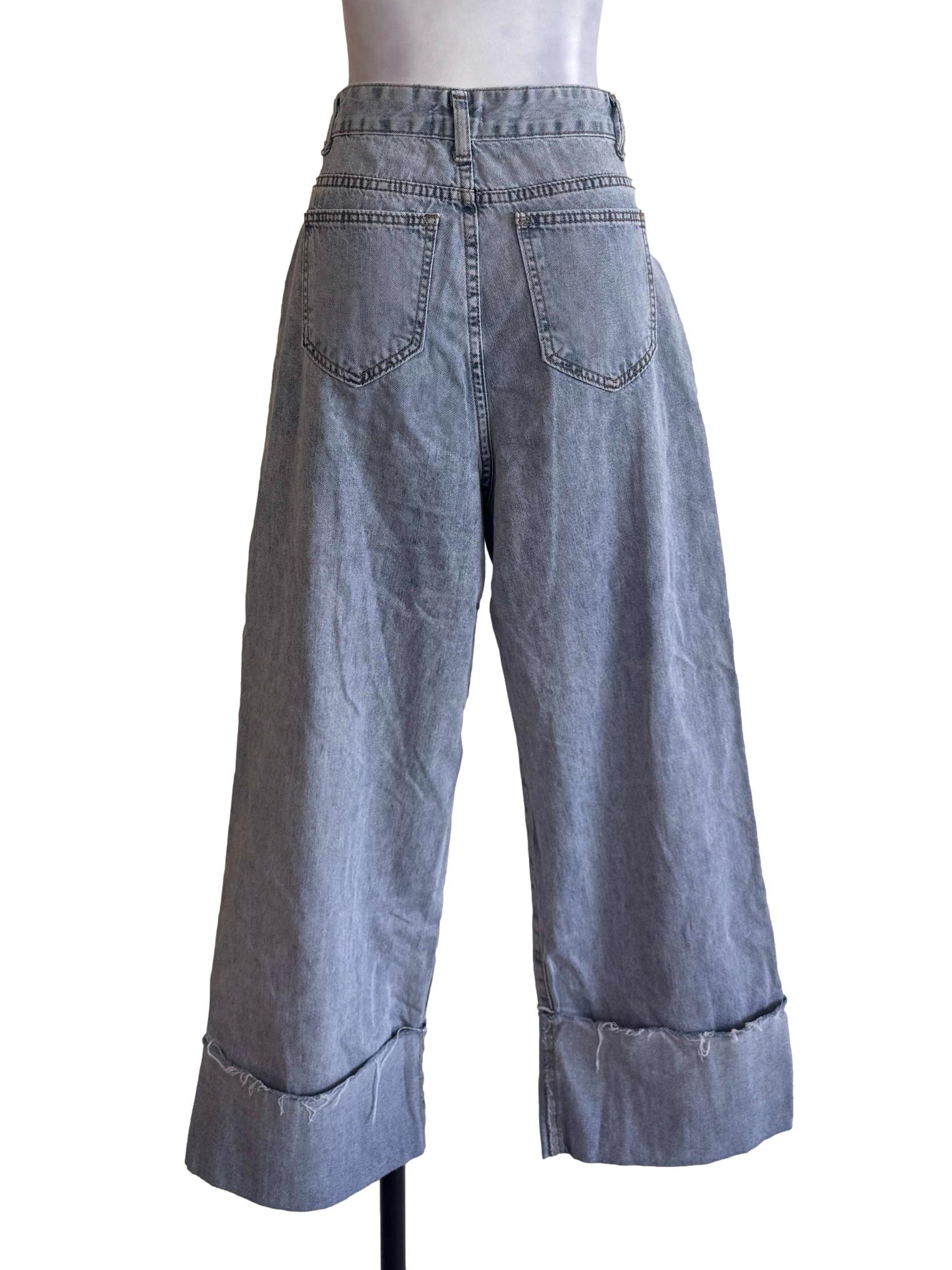 Blue Washed Denim Jeans