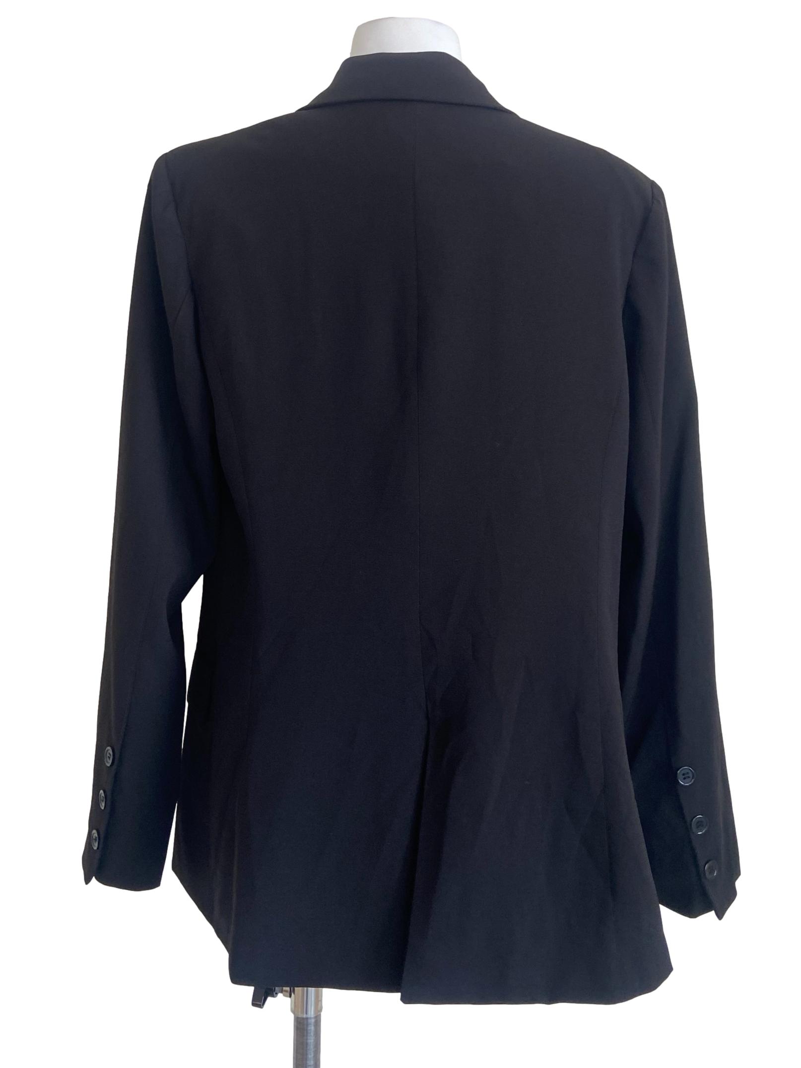 Black Double Breasted Blazer