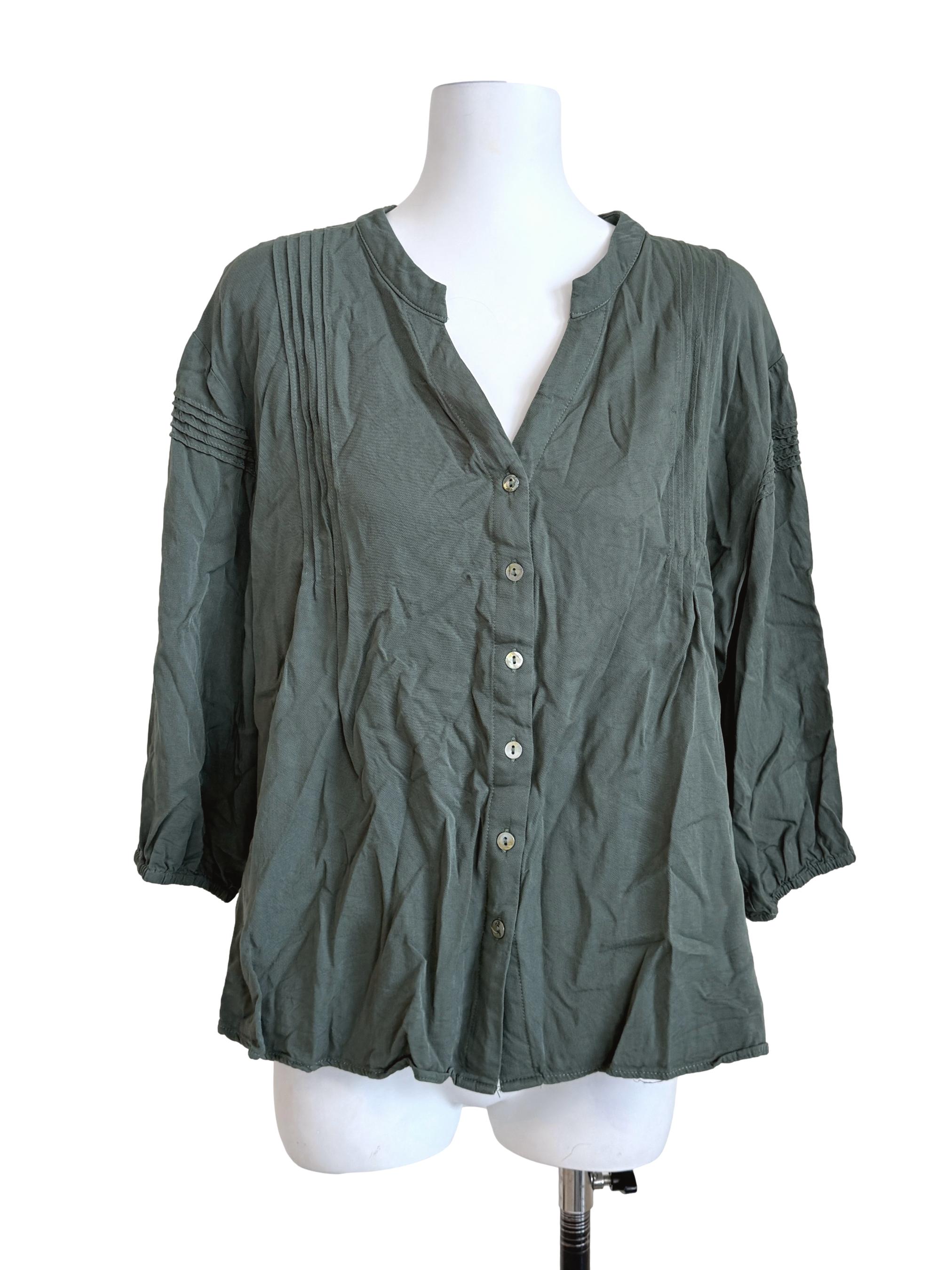 Moss Green Buttoned Up Shirt