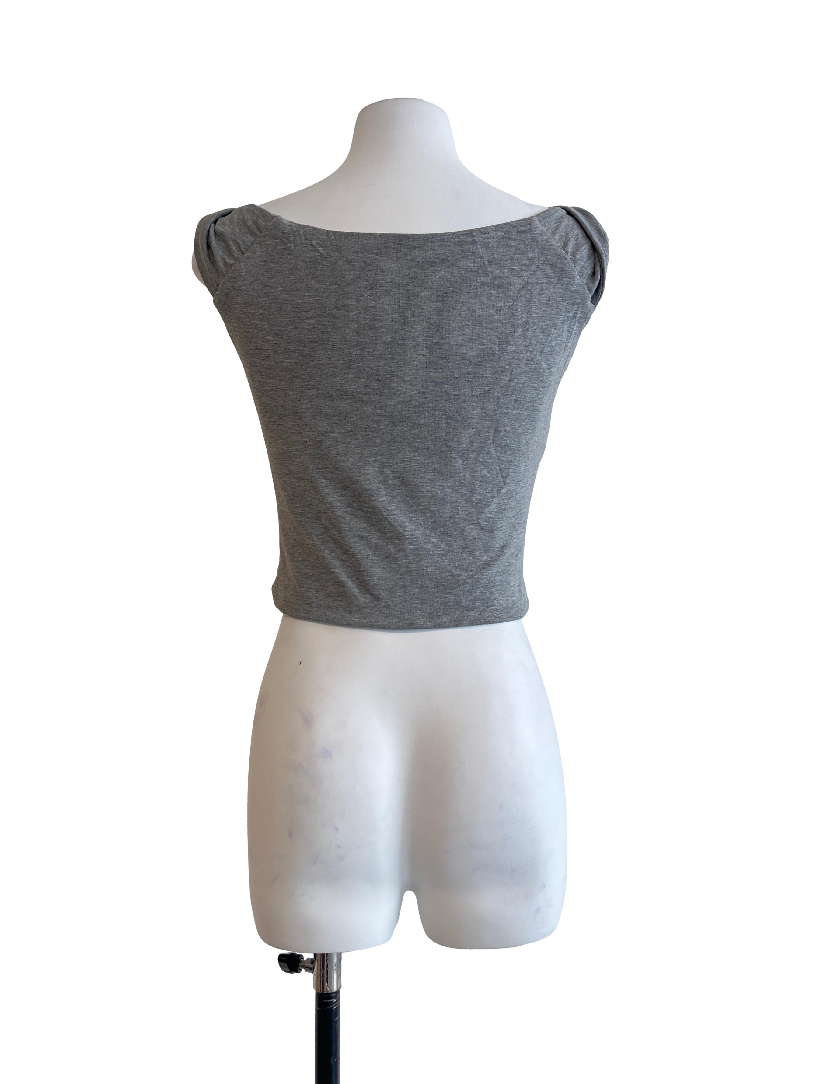 Coin Silver Cowl Sleeveless Top