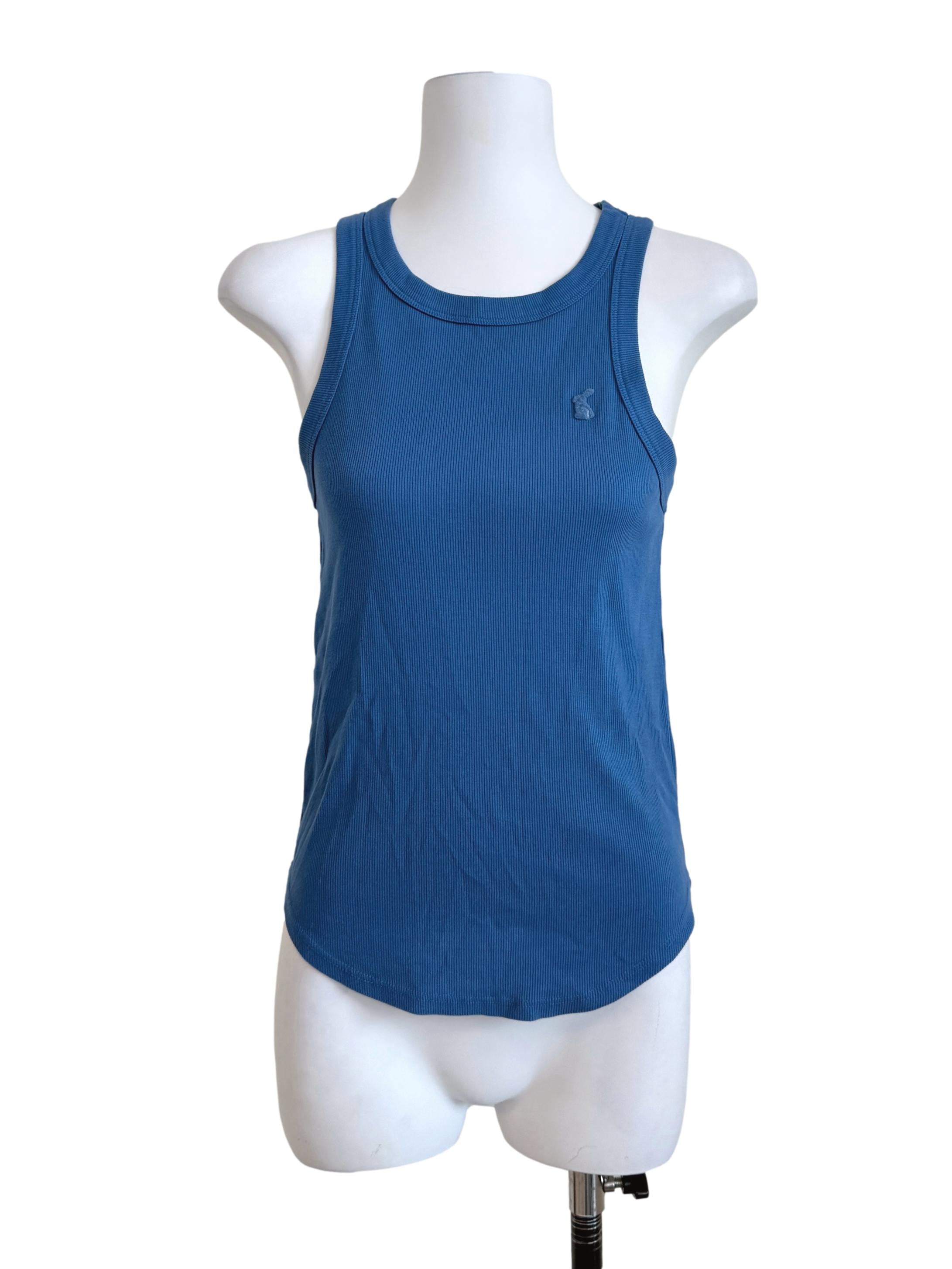 Cobalt Blue Round Neck Top