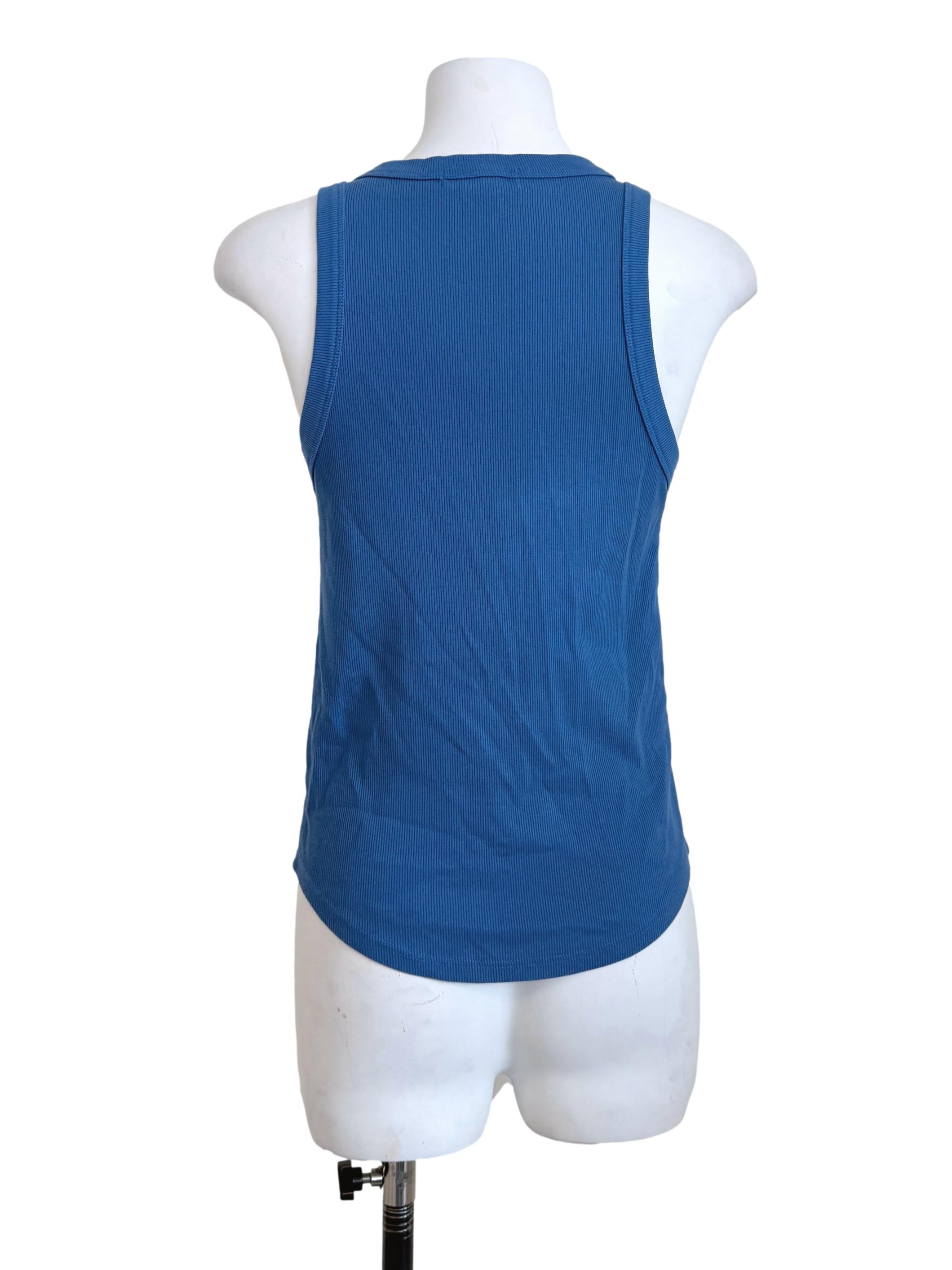 Cobalt Blue Round Neck Top