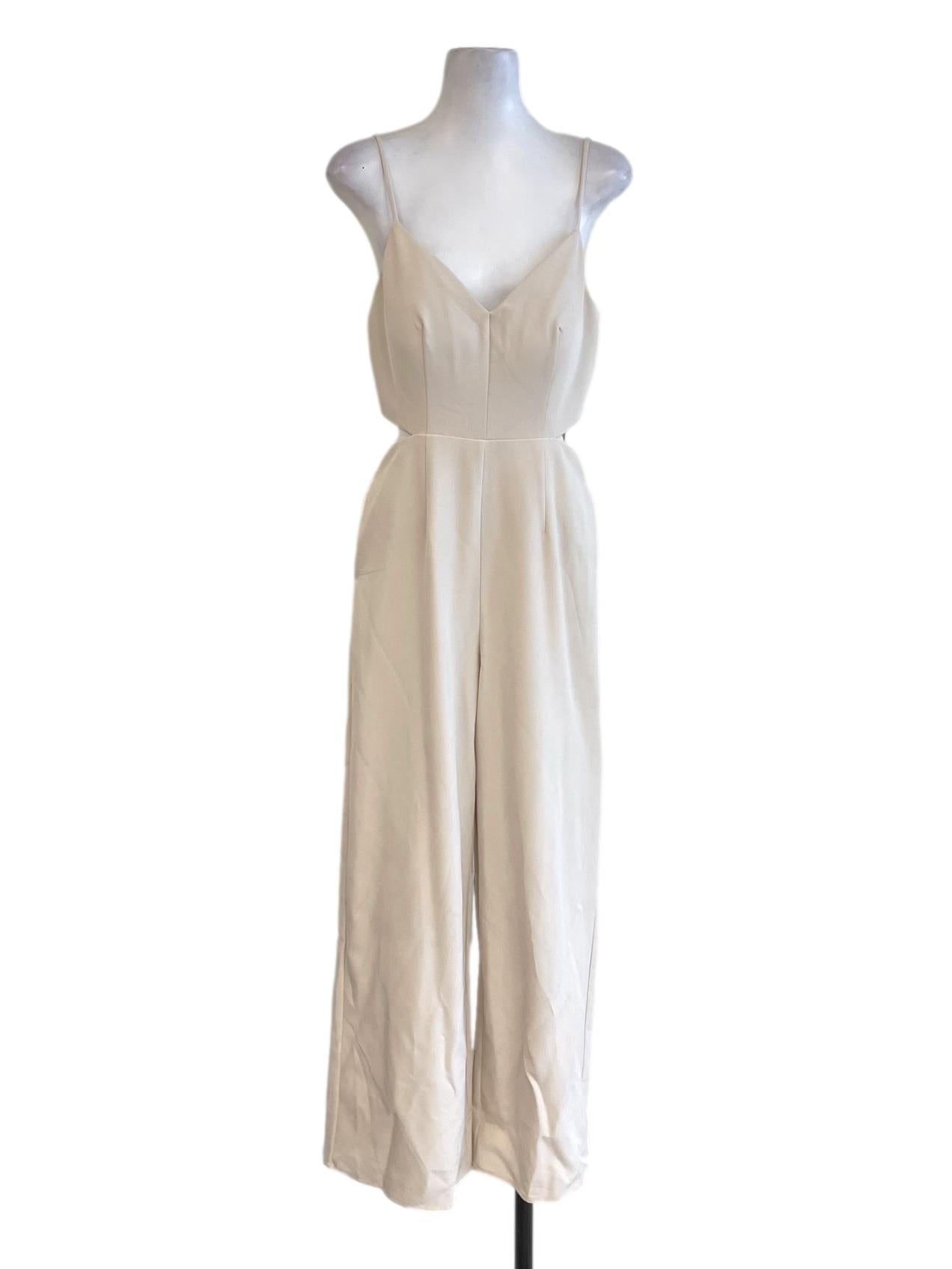 Ivory Open Waist Jumpsuit LB